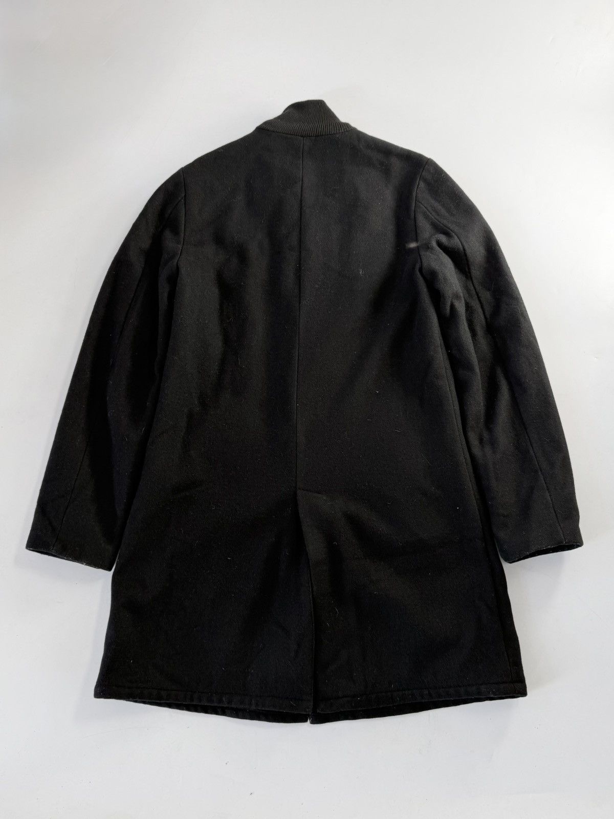 Helmut Lang Helmut Lang 1998 Black Long Wool Coat Size XS / US 0-2 / IT 36-38 - 2 Thumbnail