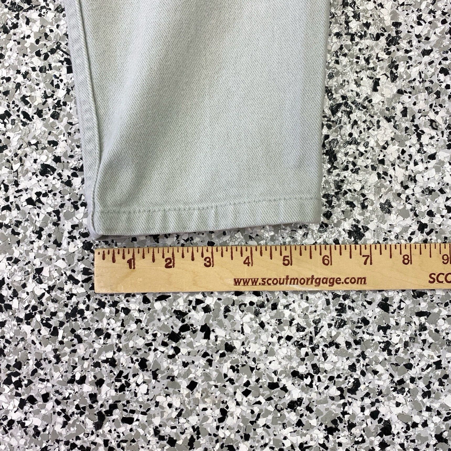 Cherokee VINTAGE Cherokee Jeans Women's Green Denim Tapered 26x29.5 1990s Grunge Denim Casual Mens/Womens Size 26" / US 2 / IT 38 - 5 Thumbnail
