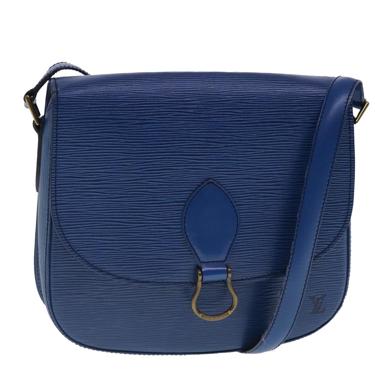 Louis Vuitton LOUIS VUITTON Epi Saint Cloud GM Shoulder Bag Toledo Blue Size ONE SIZE - 1 Thumbnail