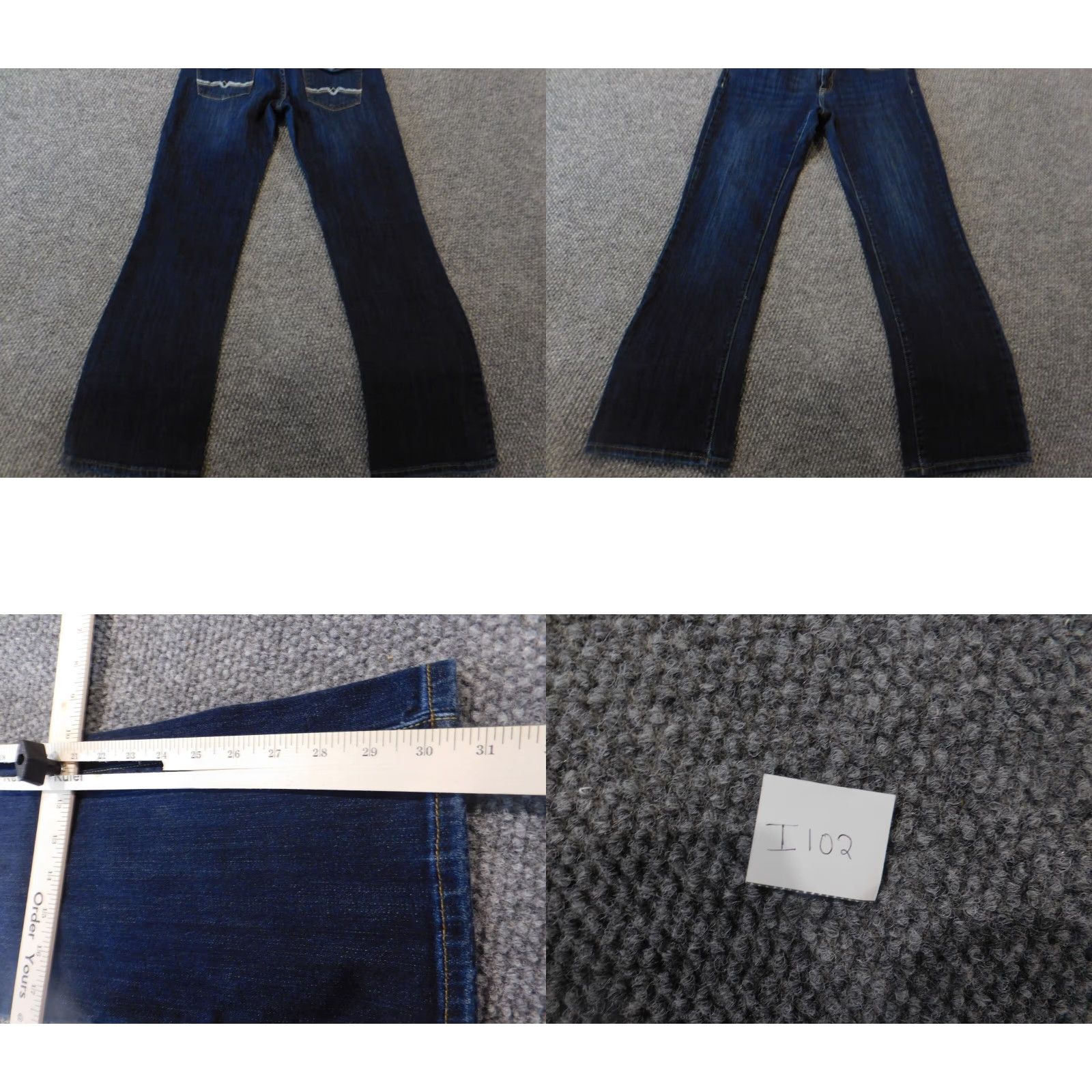 Lucky Brand Lucky Brand Jeans Womens 31 Blue Straight Denim Dark Wash Size 24" / US 00 / IT 34 - 8 Thumbnail