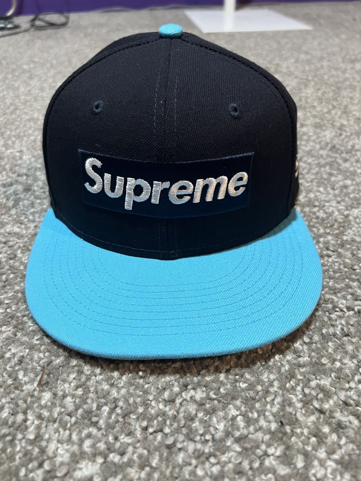 Supreme Supreme 2 Tone Box Logo New Era Baseball Cap 7 3/8