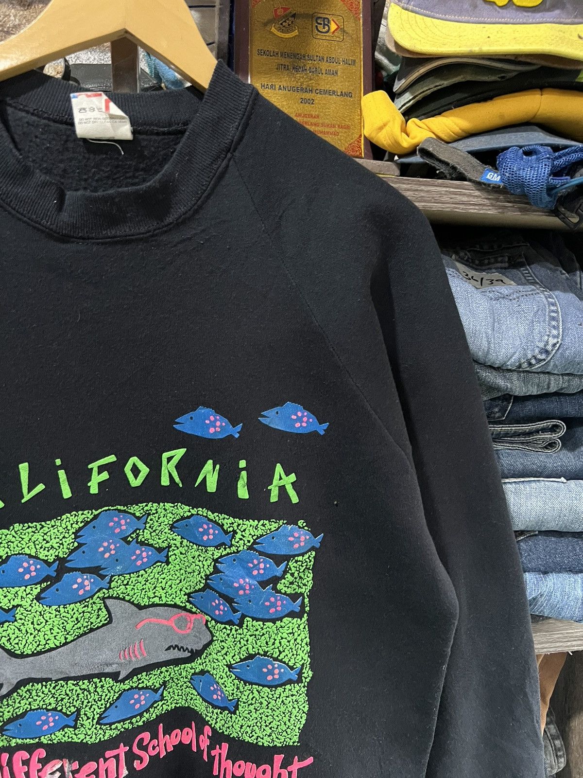 Fruit Of The Loom 🔥Vintage Fruit of The Loom California Crewneck Sweatshirt Size US M / EU 48-50 / 2 - 5 Thumbnail
