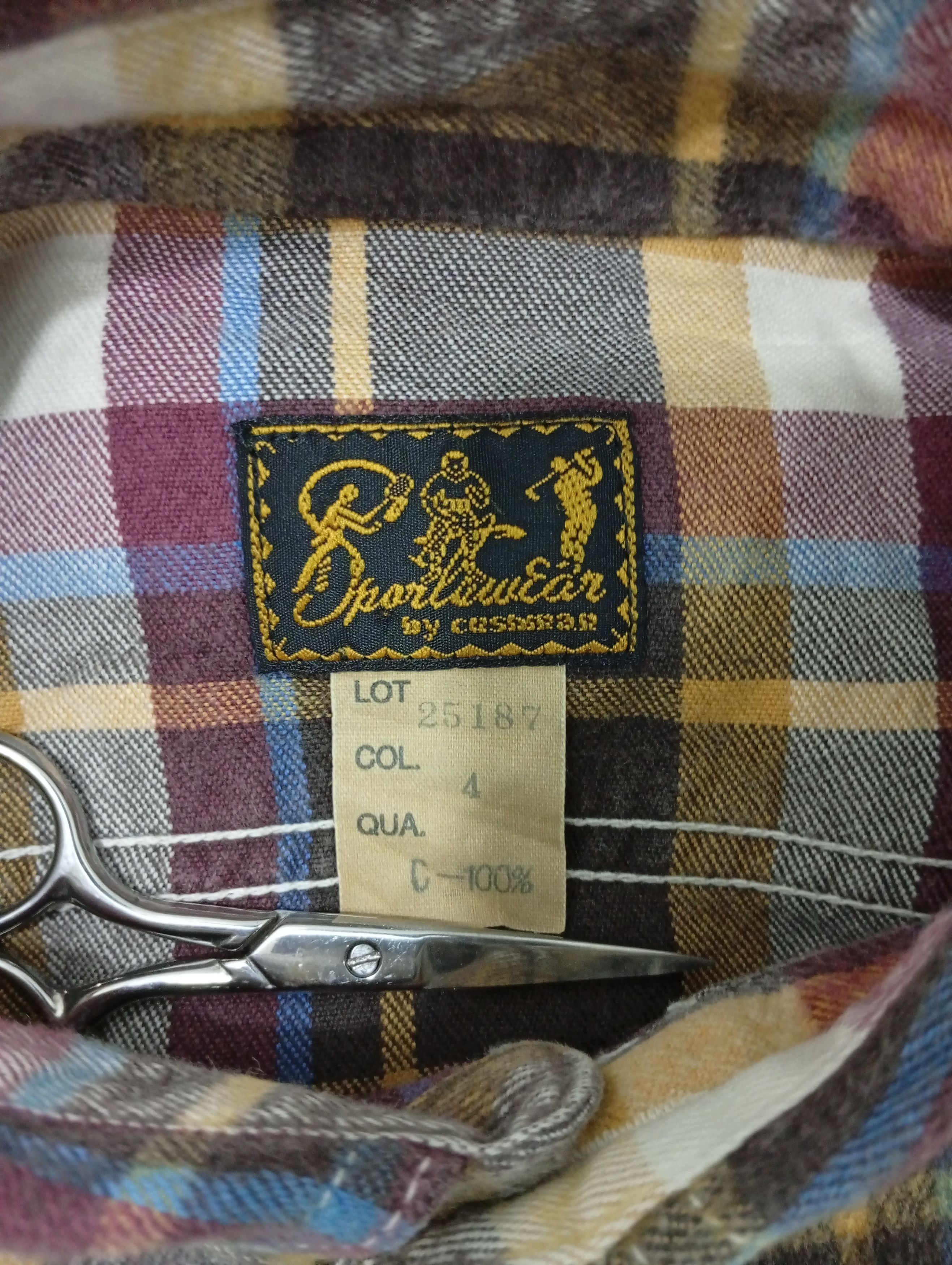 Cushman × Japanese Brand × Vintage 🔥🔥Cushman Plaid Flannel Shirt Size US M / EU 48-50 / 2 - 23 Thumbnail
