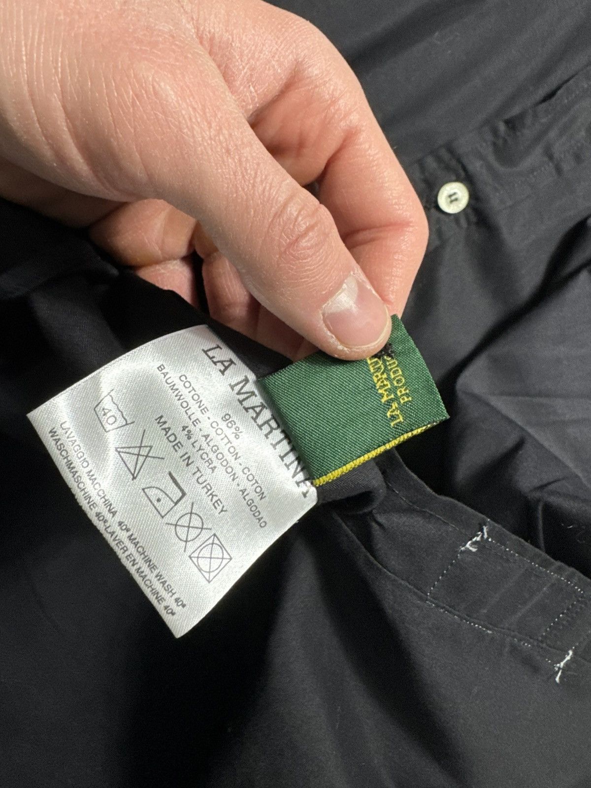 La Martina La Martina Argentina Maserati #3 Button Up Shirt Black Size US XL / EU 56 / 4 - 10 Thumbnail
