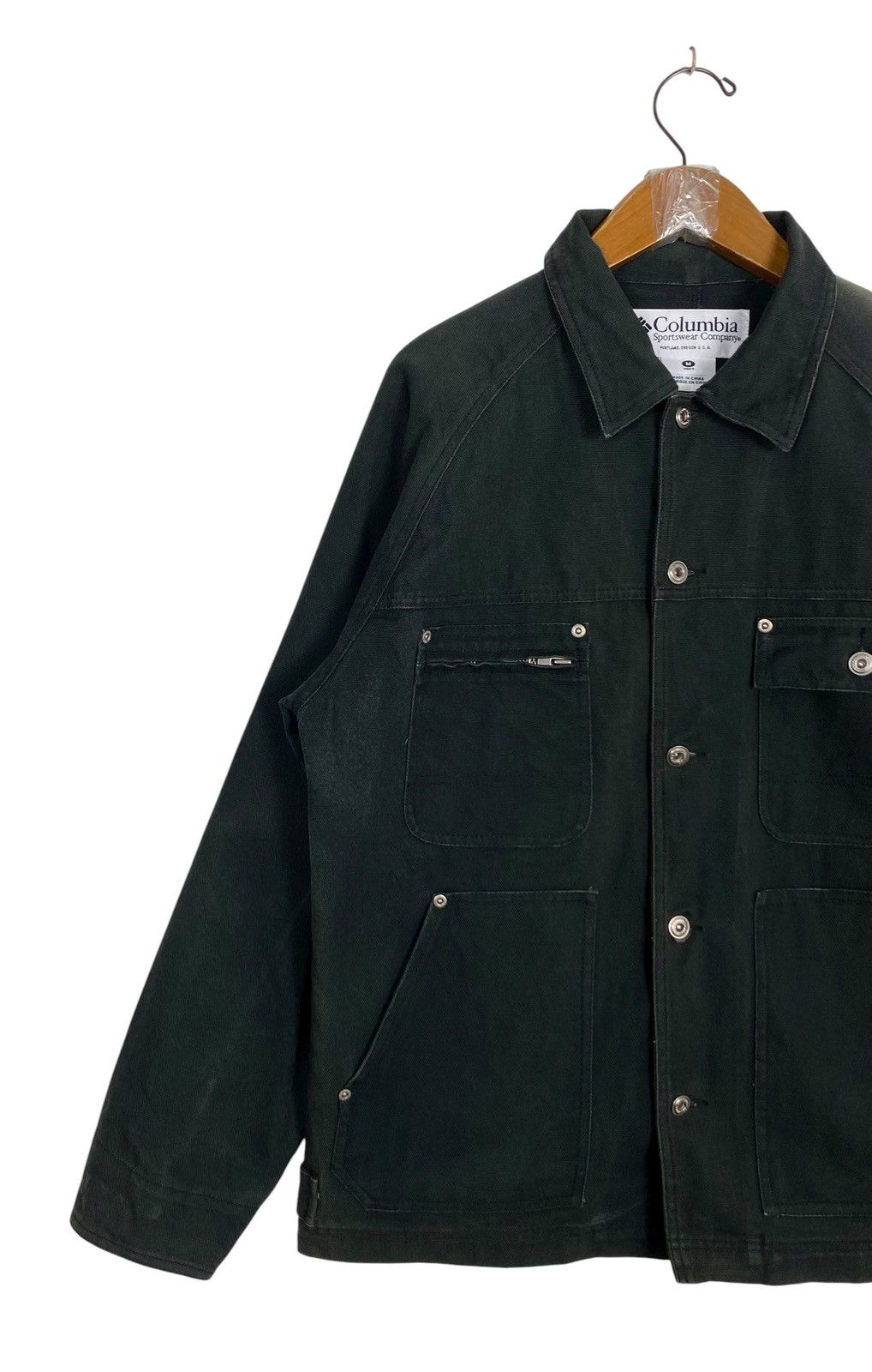 Columbia Rare‼️ Vintage Sunfaded Columbia Sportwear Chore Jacket Size US M / EU 48-50 / 2 - 2 Thumbnail