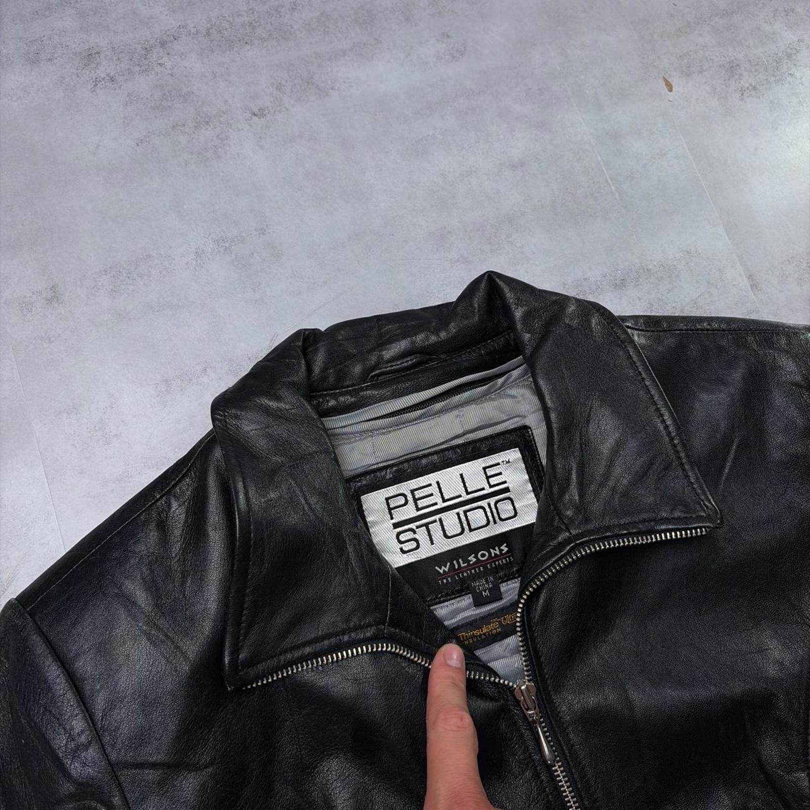 Wilsons Leather Vintage Pelle Studio Wilson’s Leather Insulated Bombe Jacket Size M / US 6-8 / IT 42-44 - 5 Thumbnail