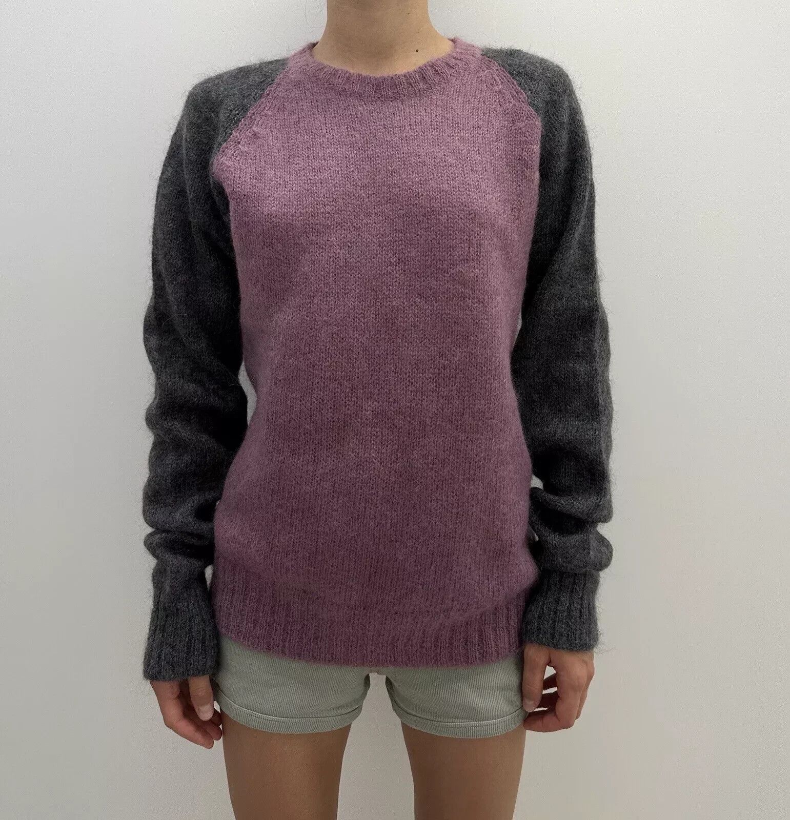 Roberto Collina Roberto Collina Mohair Nylon Wool Pullover Sweater Womens Size XL / US 12-14 / IT 48-50 - 1 Thumbnail