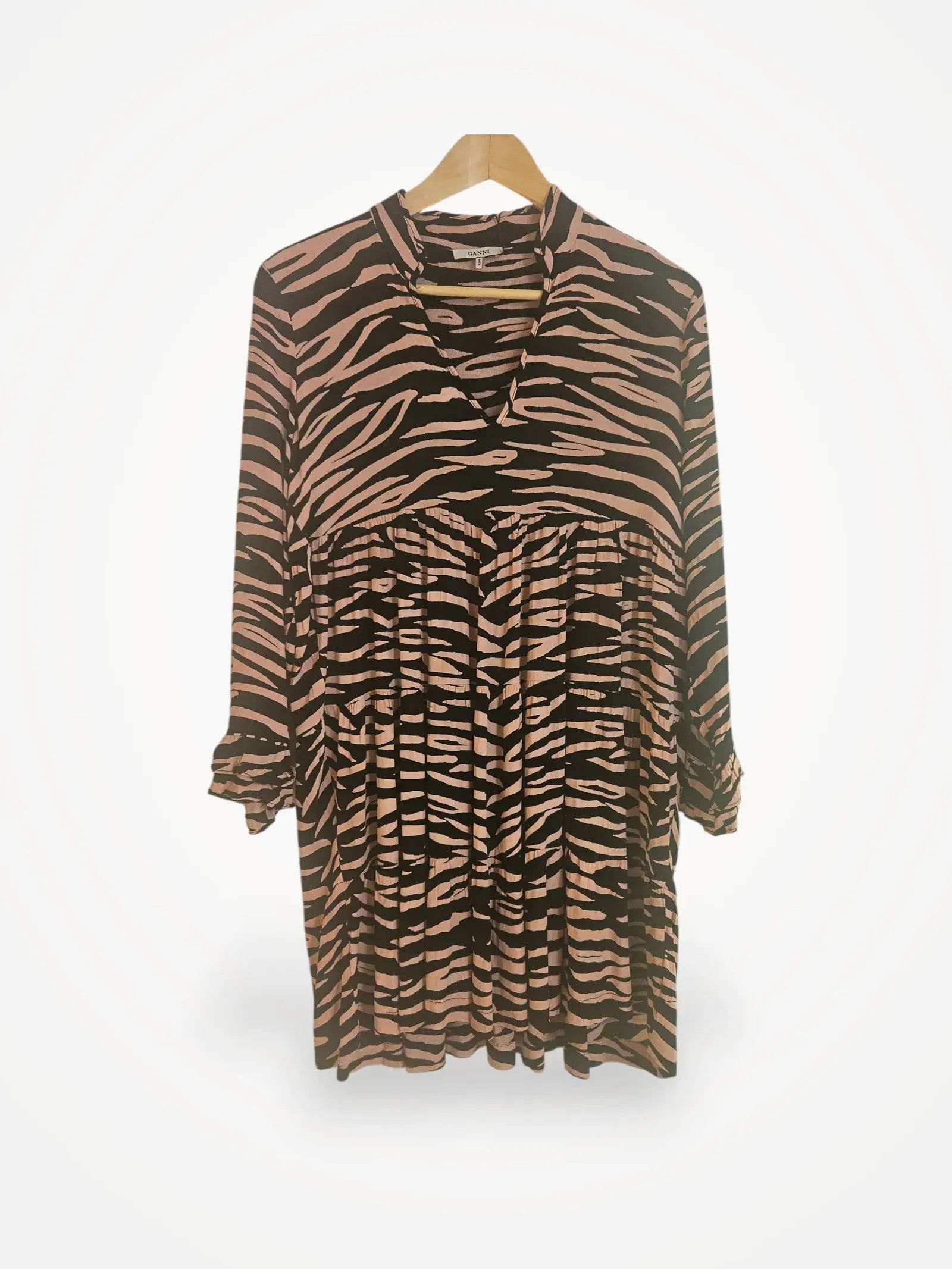 Ganni Ganni Lindale Crepe Dress Size XS / US 0-2 / IT 36-38 - 1 Thumbnail