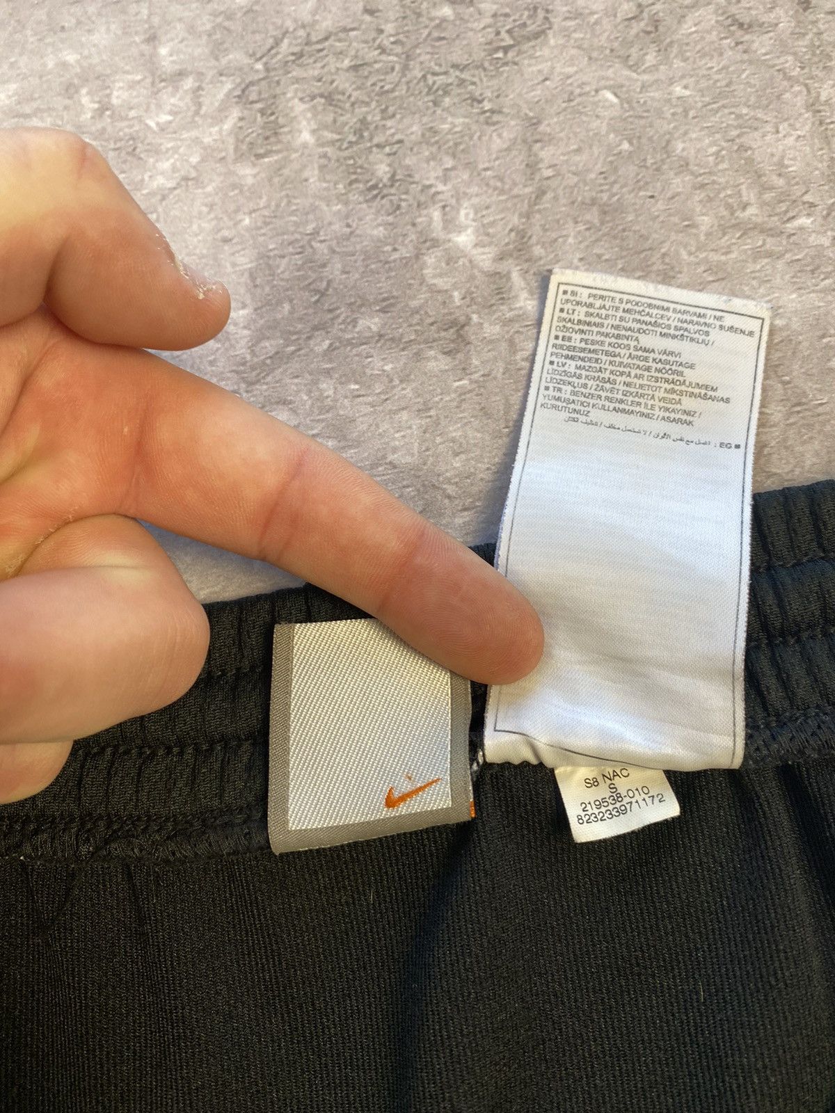 Nike × Vintage Vintage 90s Nike Suit Jersey + Shorts Black Y2K Size US 30 / EU 46 - 5 Thumbnail
