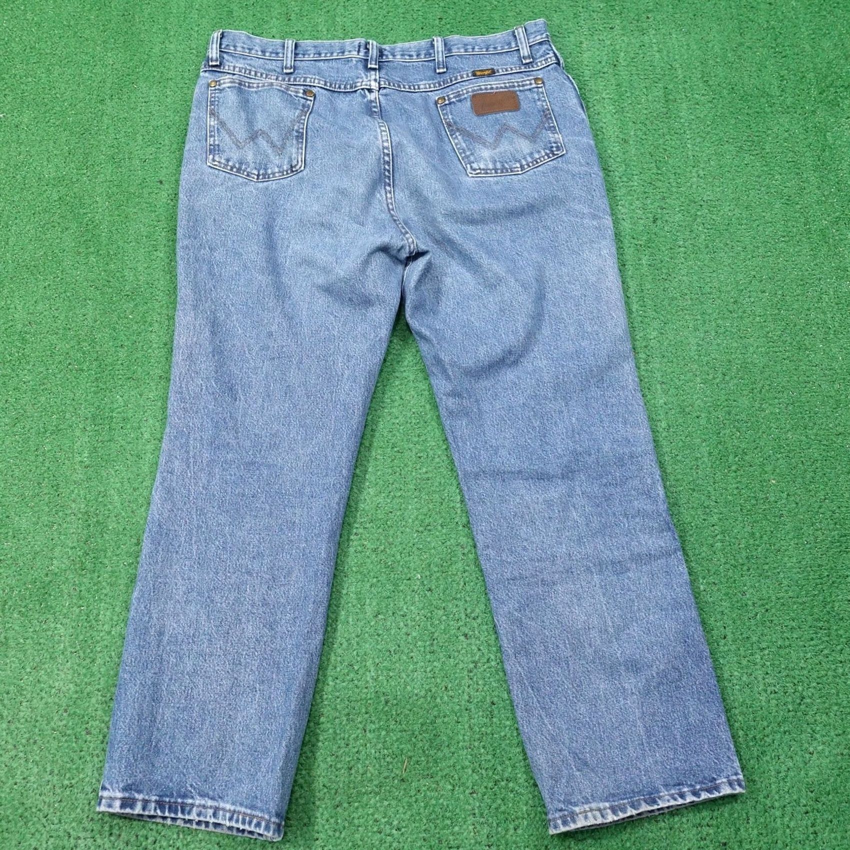 Wrangler VINTAGE Wrangler Jeans Mens 38x30 Blue Slim Straight Denim 36MWZDS Jeans Mens 38x30 Blue Slim Straight Denim Wrangler 36MWZDS Size US 38 / EU 54 - 5 Thumbnail