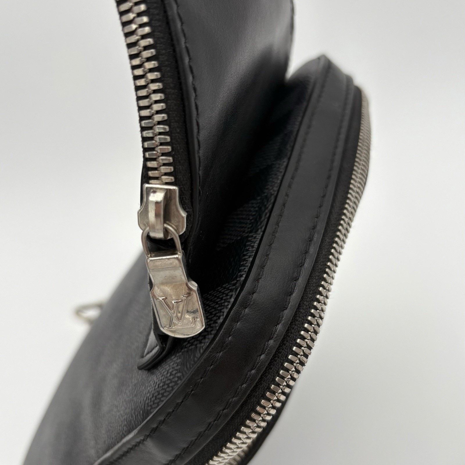 Louis Vuitton Sling Bag Damier Graphite Canvas ' Black ' | SUPER CLEAN! Size ONE SIZE - 11 Thumbnail