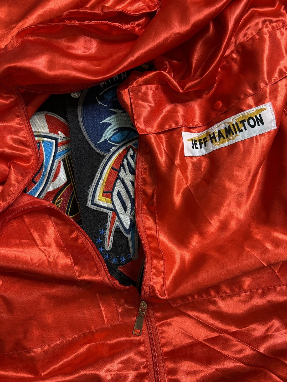 Jeff Hamilton Jeff Hamilton NBA Mega Patches Leather Wool Jacket AOP Rare Size US M / EU 48-50 / 2 - 16 Thumbnail