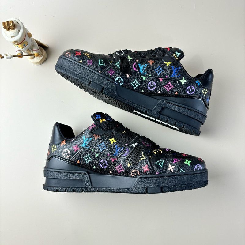 Louis Vuitton Takashi Murakami x Louis Vuitton Trainer Sneakers - Size US 8 / EU 41 - 6 Thumbnail