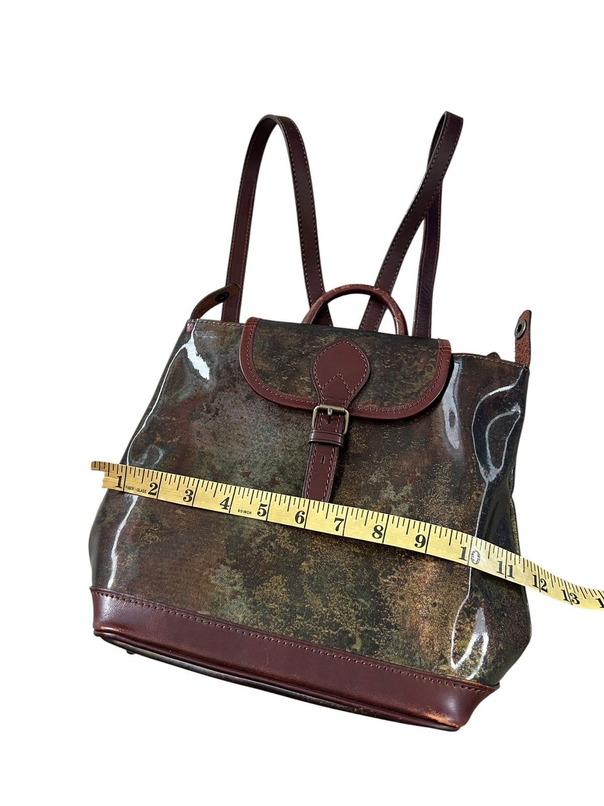 Jean Paul Gaultier Vintage Jean Paul Gaultier Cyber Holographic Backpack Size ONE SIZE - 16 Thumbnail