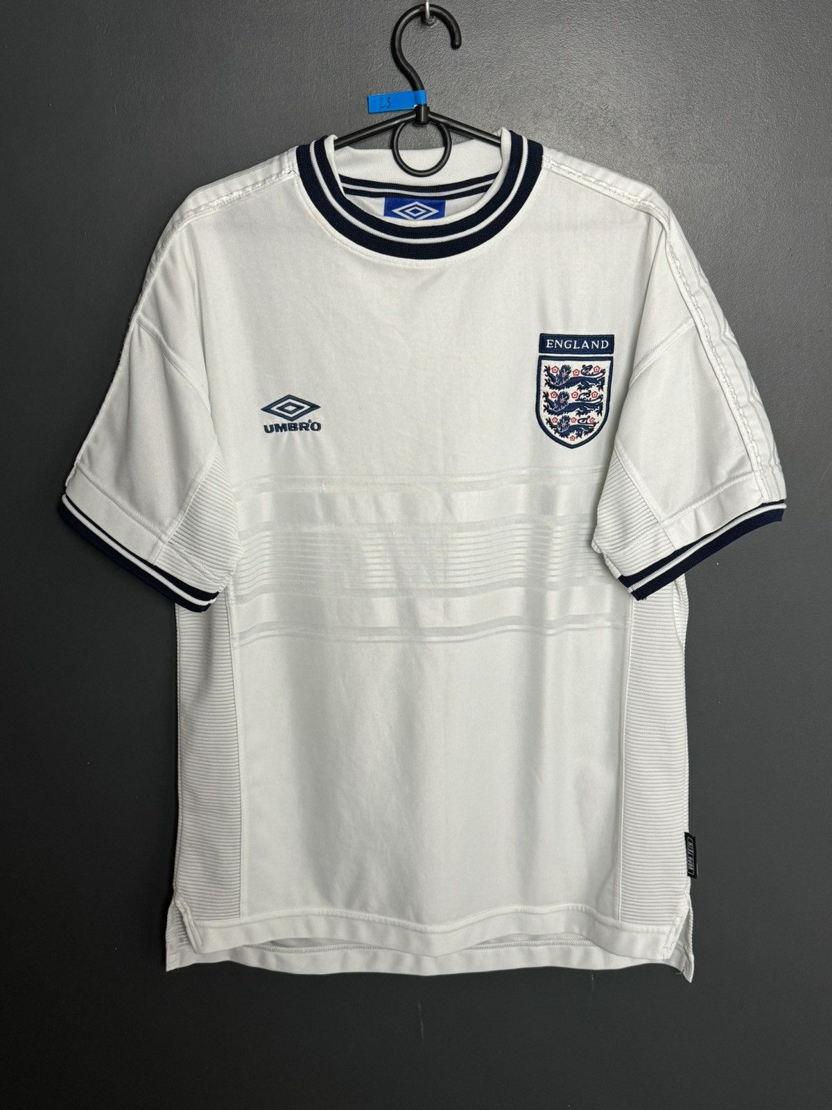 Umbro England National Team 99/01 Home Football Soccer Jersey Size US L / EU 52-54 / 3 - 1 Thumbnail