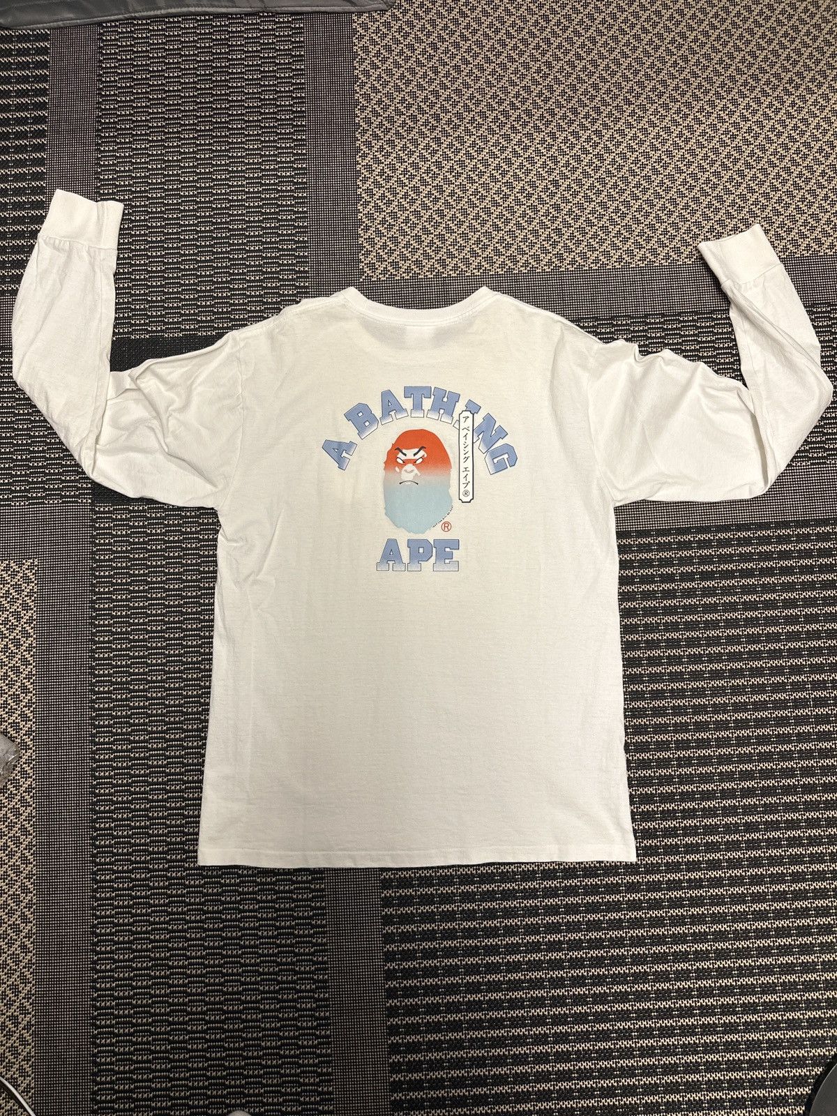 BAPE Kabuki White Long Sleeve