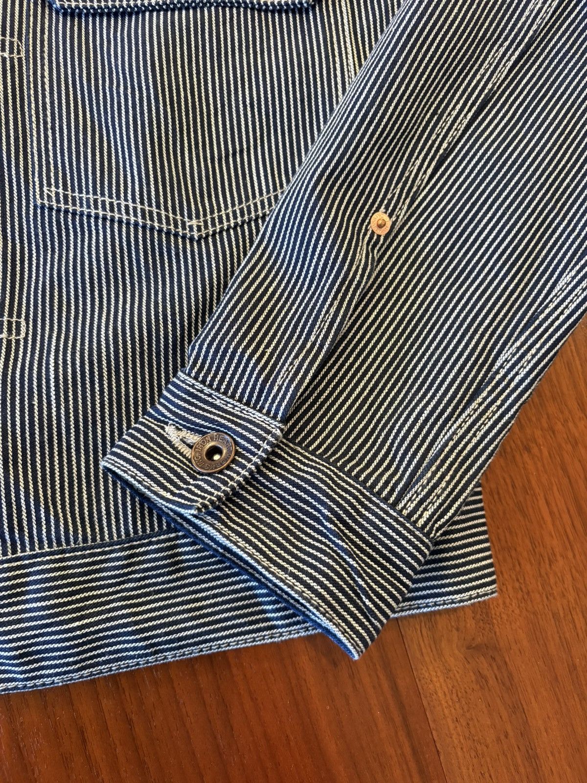 Iron Heart IRON HEART HICKORY STRIPE TYPE 1 JACKET SMALL Size US S / EU 44-46 / 1 - 2 Thumbnail