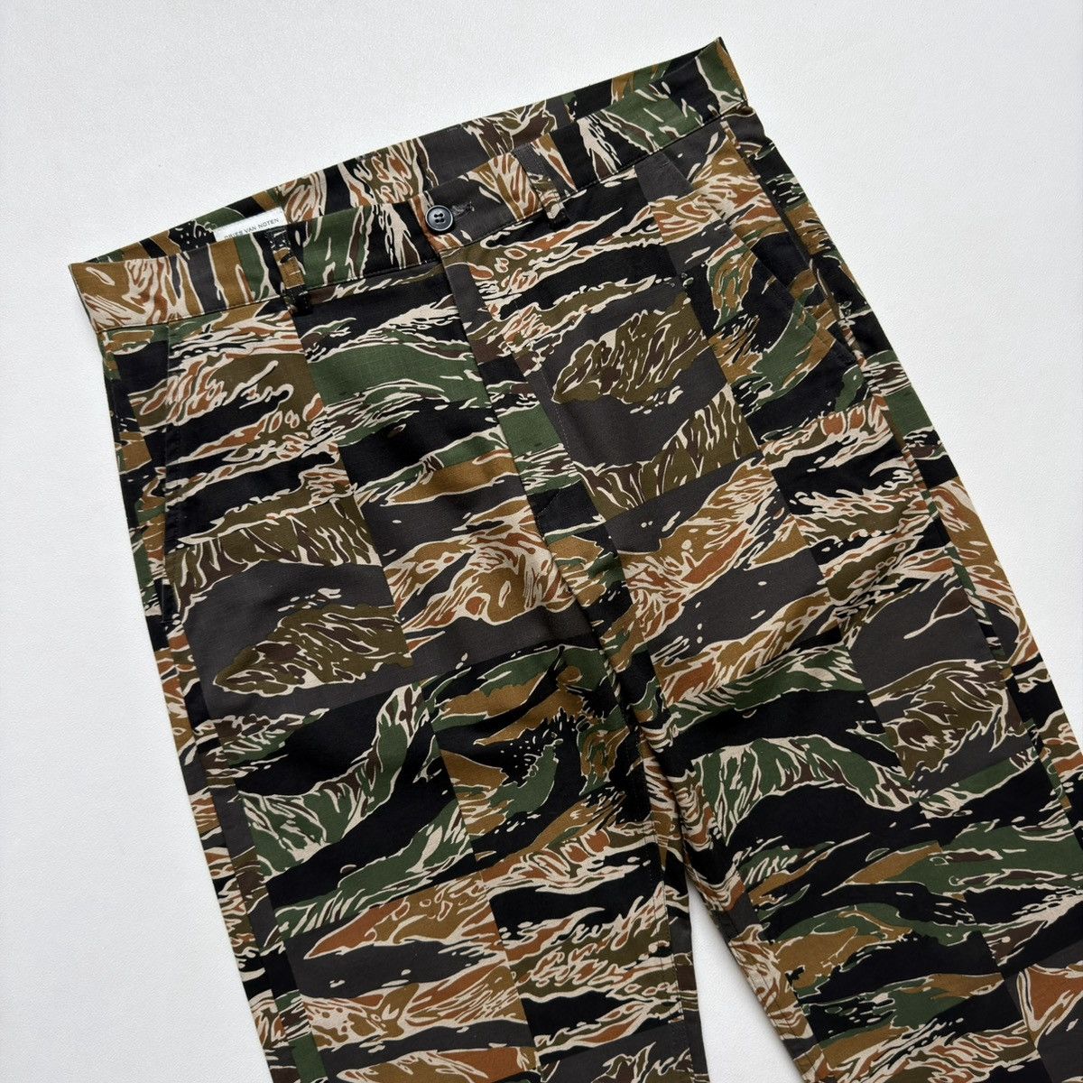 Dries Van Noten S/S 20 Patchwork Tiger Camo Print Pants Size US 32 / EU 48 - 6 Thumbnail