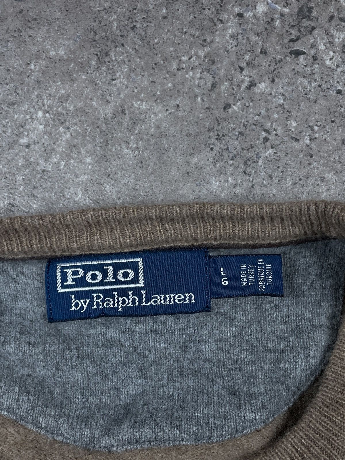 Polo Ralph Lauren Vintage Polo Ralph Lauren Brown Wool Sweater Size US L / EU 52-54 / 3 - 3 Thumbnail
