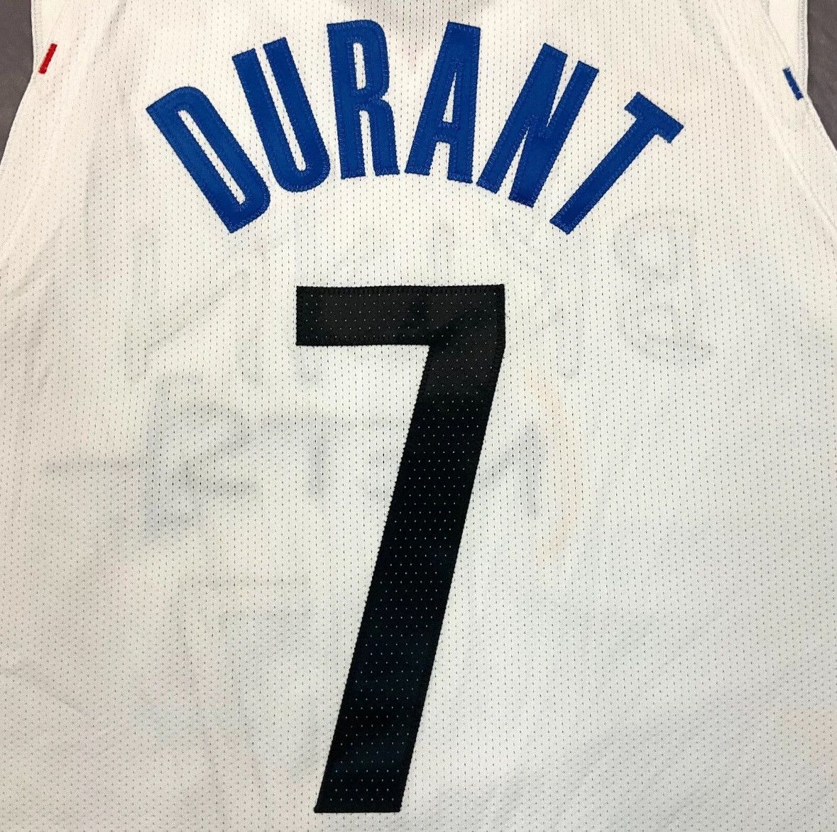 NBA × Nike Brand New Kevin Durant “7” Brooklyn Nets City Edition Size US S / EU 44-46 / 1 - 5 Thumbnail