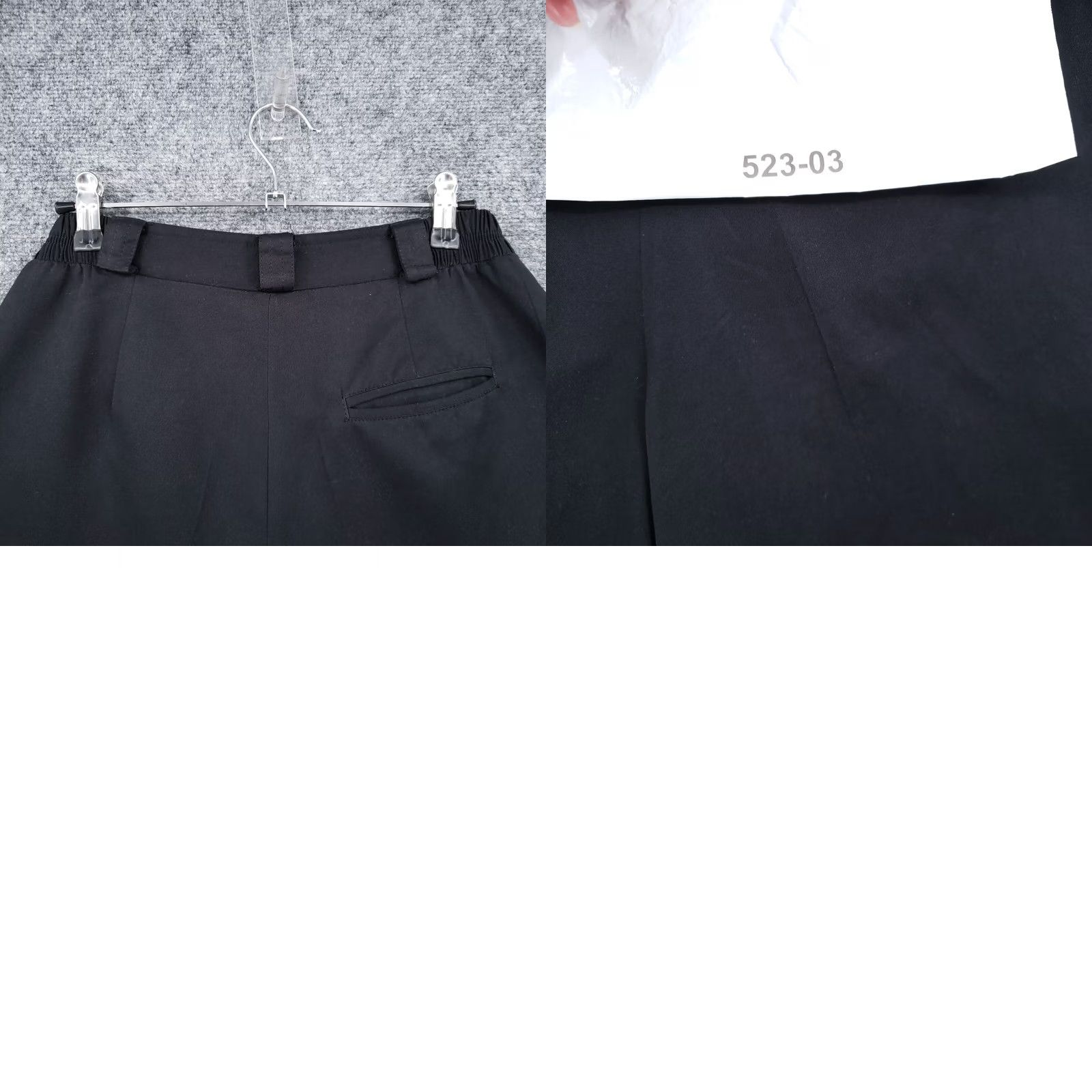 Vintage VINTAGE Lily's Of Beverly Hills Shorts Women 8 Black Mom High Rise Pleated Zip Fly Dark Size 30" / US 8 / IT 44 - 9 Thumbnail