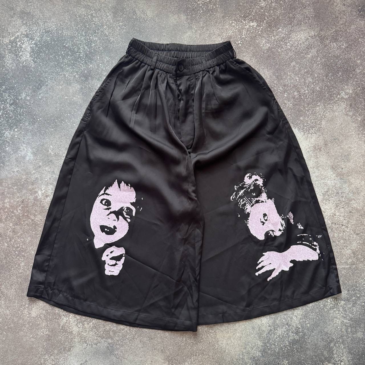 Yohji Yamamoto Yohji Yamamoto Pour Homme SS22 O-Beroko Silk Wide Shorts Size US 32 / EU 48 - 3 Thumbnail