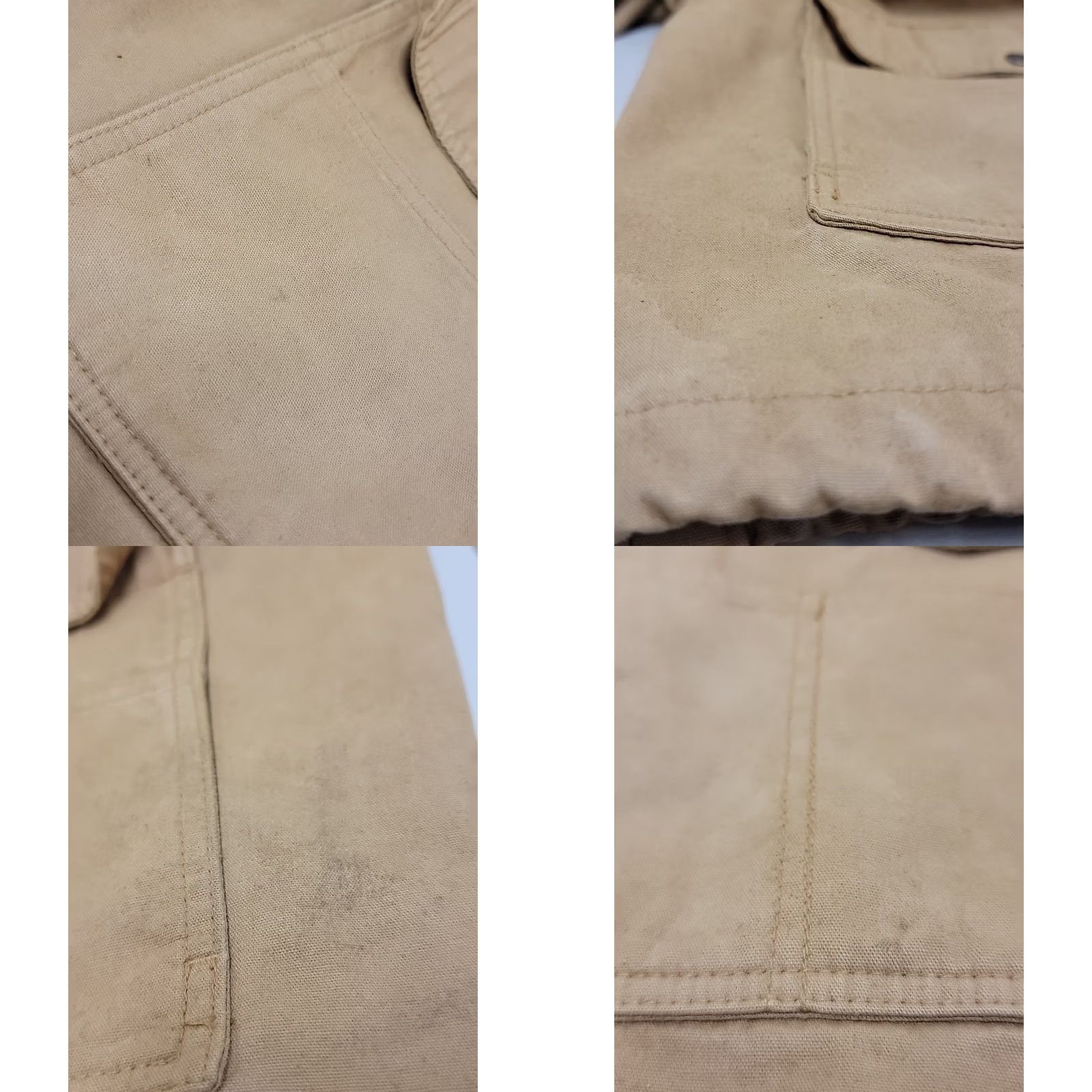Roper VINTAGE Roper Jacket Mens XL Canvas Leather Collar Plaid Lined Overcoat Brown Size US XL / EU 56 / 4 - 9 Thumbnail