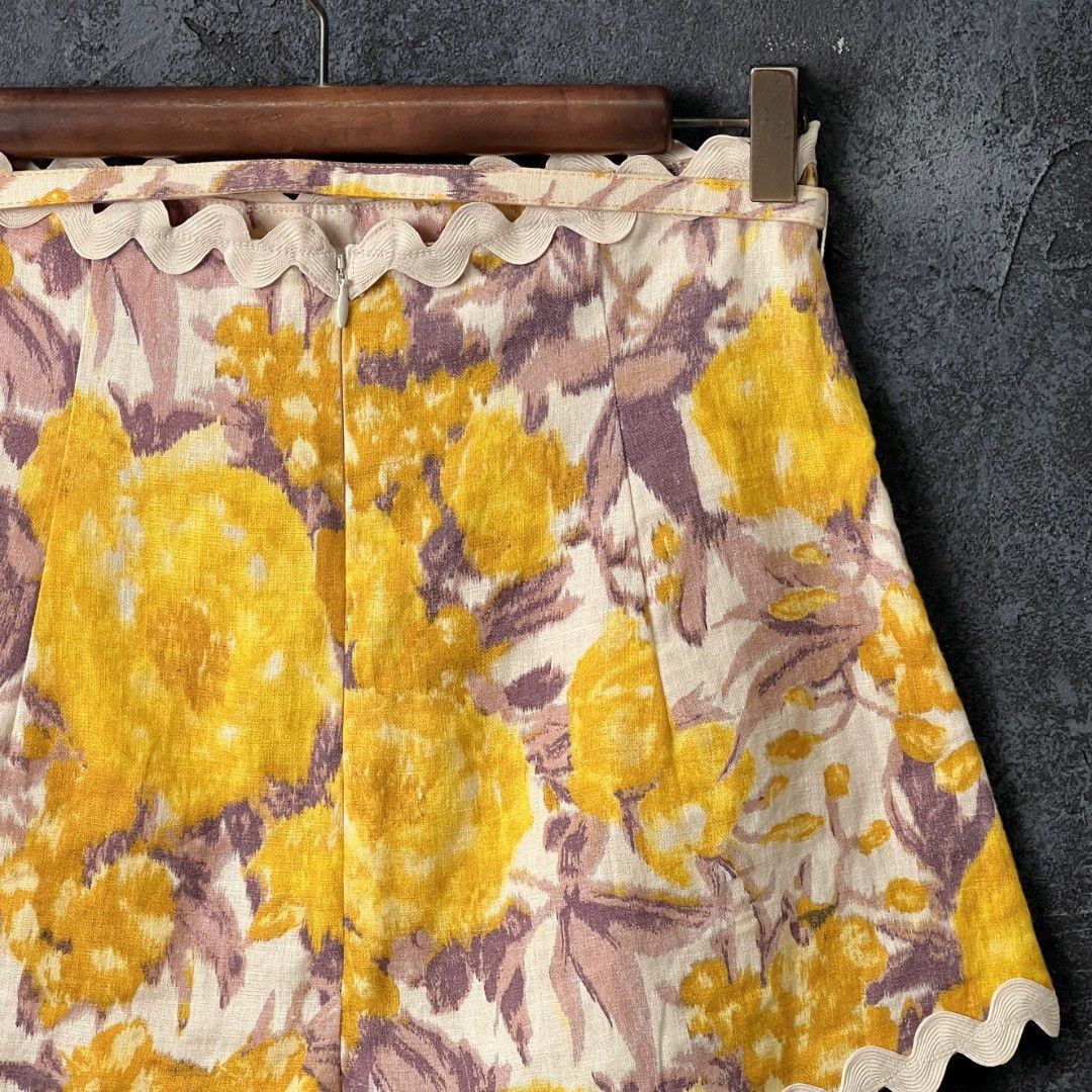 Zimmermann ZIMMERMANN floral linen casual shorts Size 24" / US 00 / IT 34 - 5 Thumbnail