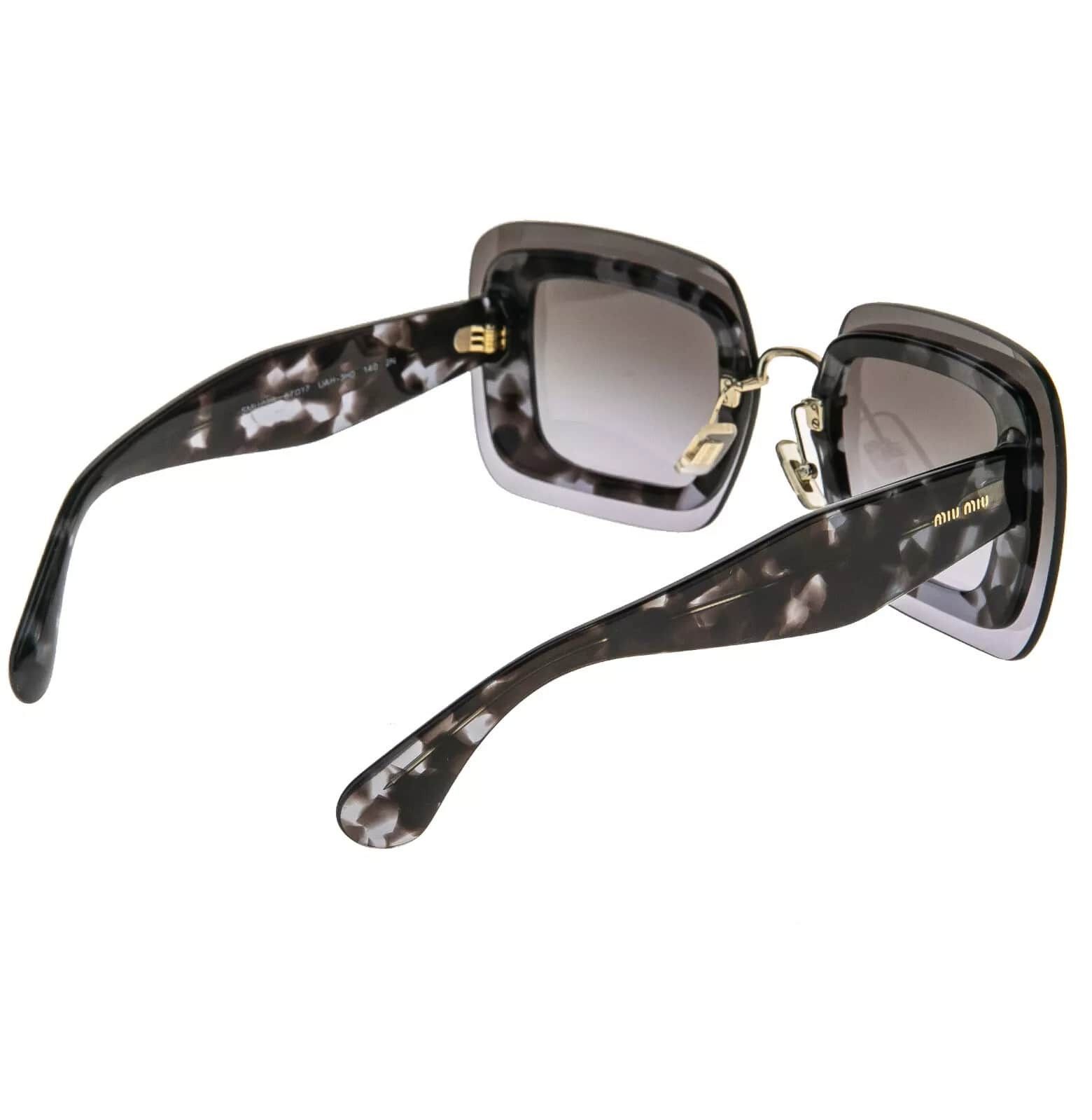Miu Miu MIU MIU REVEAL MU02RS Lilac Brown Fashion Sunglasses 02R Size ONE SIZE - 2 Thumbnail