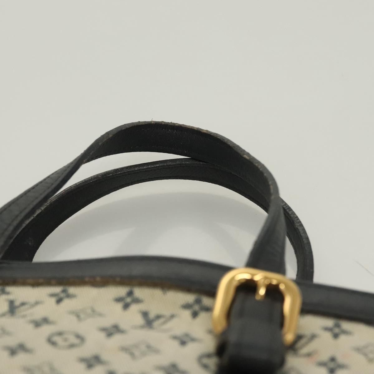 Louis Vuitton LOUIS VUITTON Monogram Mini Françoise Tote Bag Blue M92208 Size ONE SIZE - 8 Thumbnail