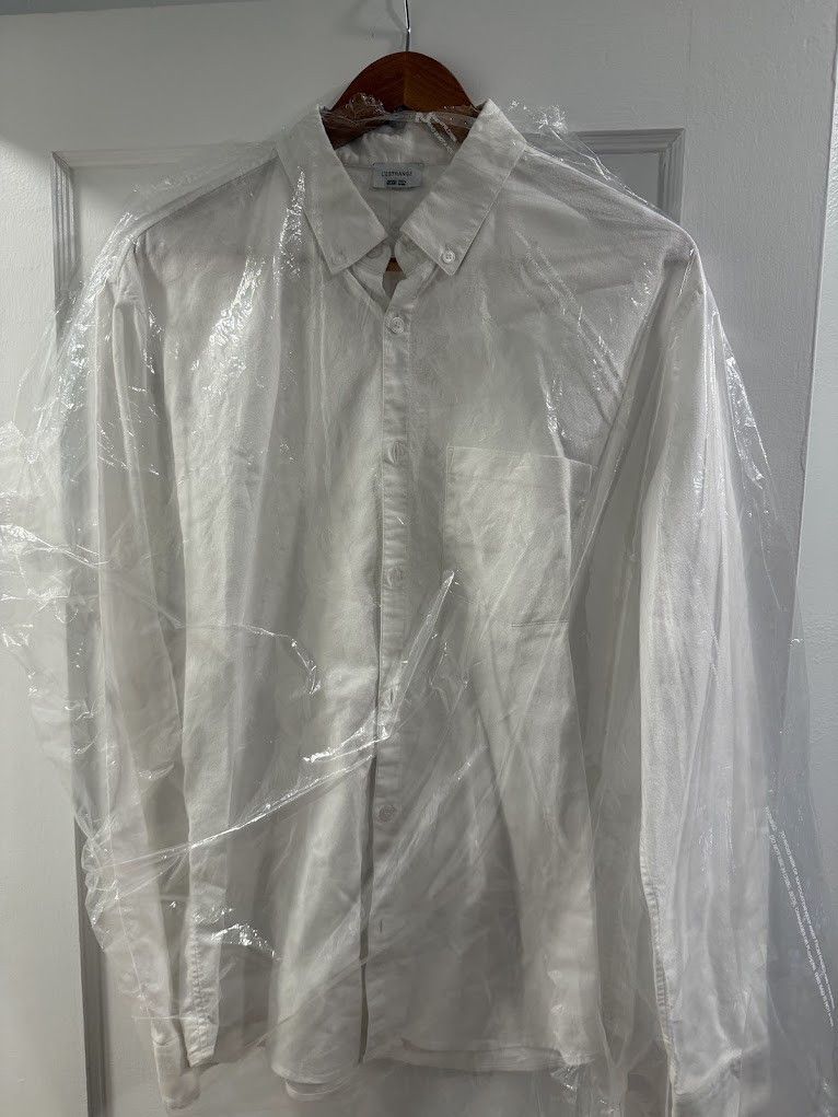 L'estrange London LESTRANGE The All Day Oxford Shirt - White Button Up Shirt Size US L / EU 52-54 / 3 - 2 Thumbnail