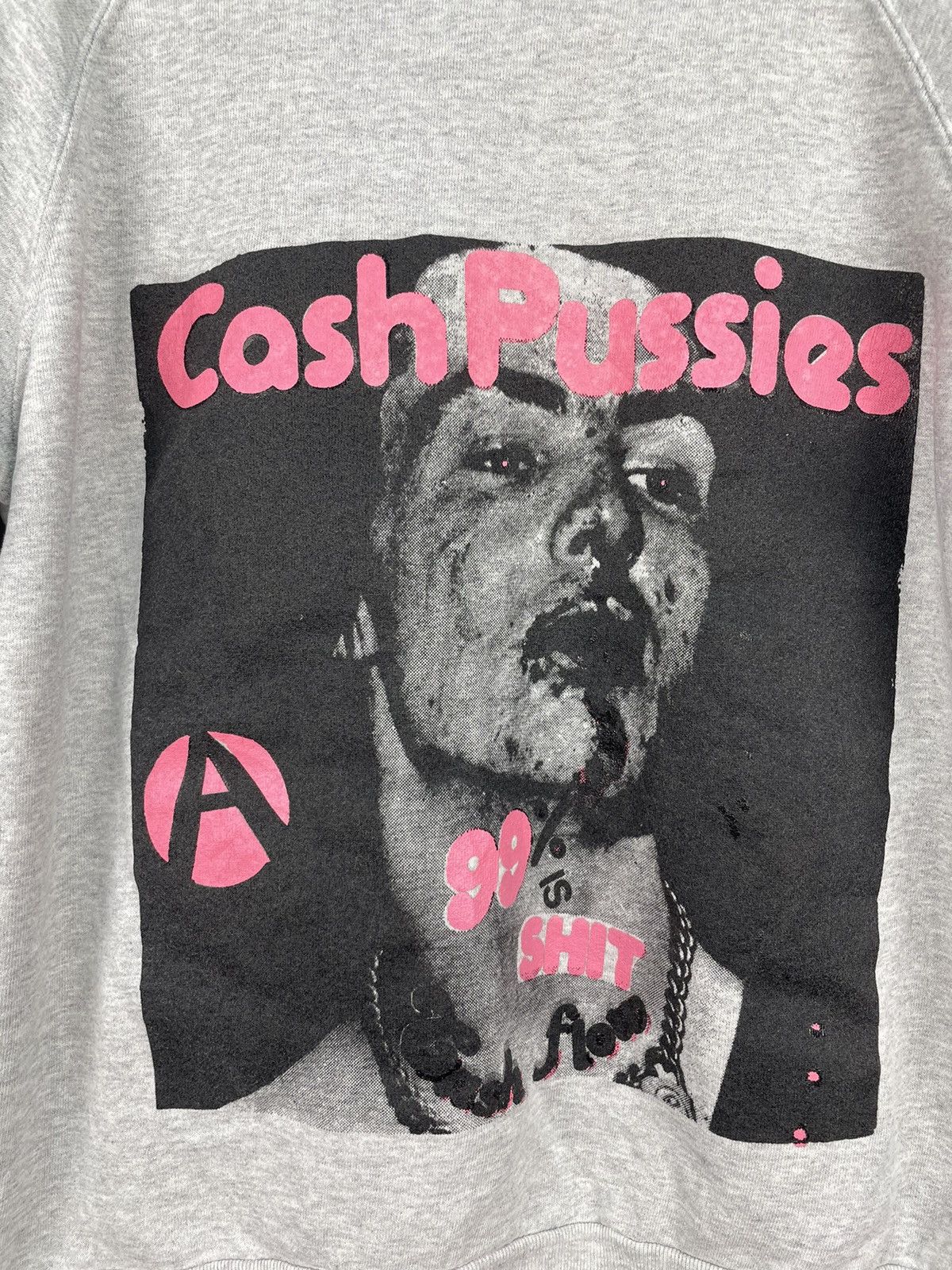 Band Tees Vintage 90s Cash Pussies 99% is Shit punk sid vicious Size US M / EU 48-50 / 2 - 4 Thumbnail