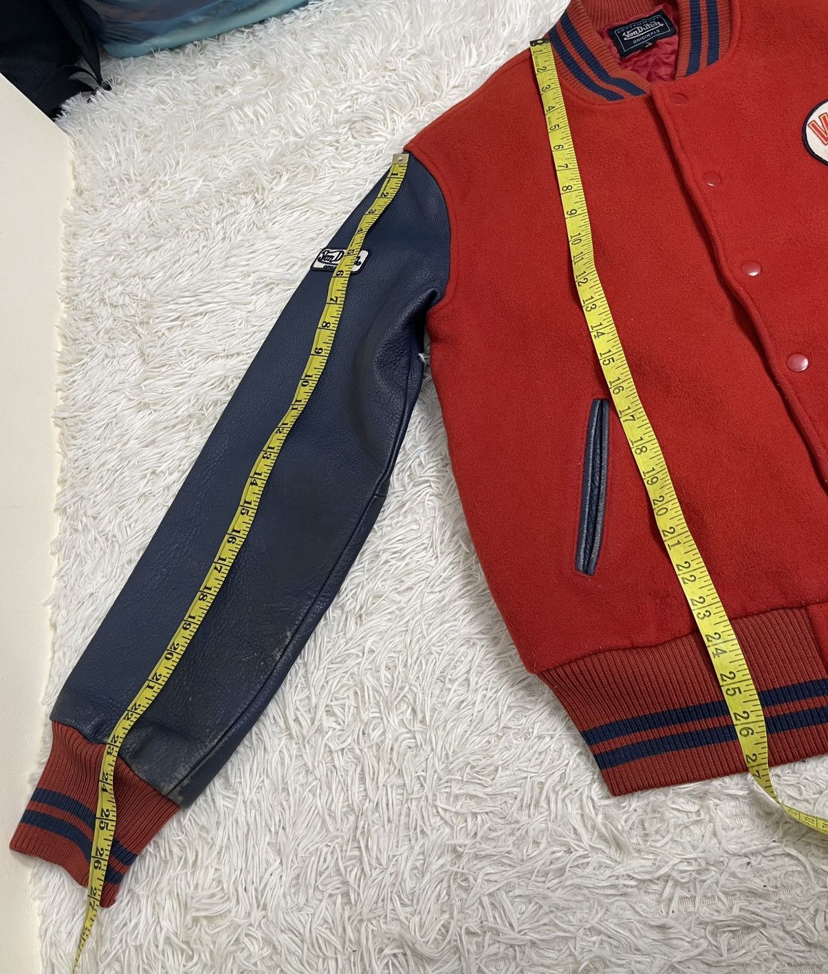 Von Dutch Von Dutch Lambskin/wool Varsity Jacket embroidery Size US XL / EU 56 / 4 - 23 Thumbnail