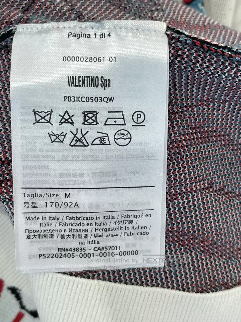 Valentino Valentino Lipstick print knit short sleeves Size M / US 6-8 / IT 42-44 - 4 Thumbnail