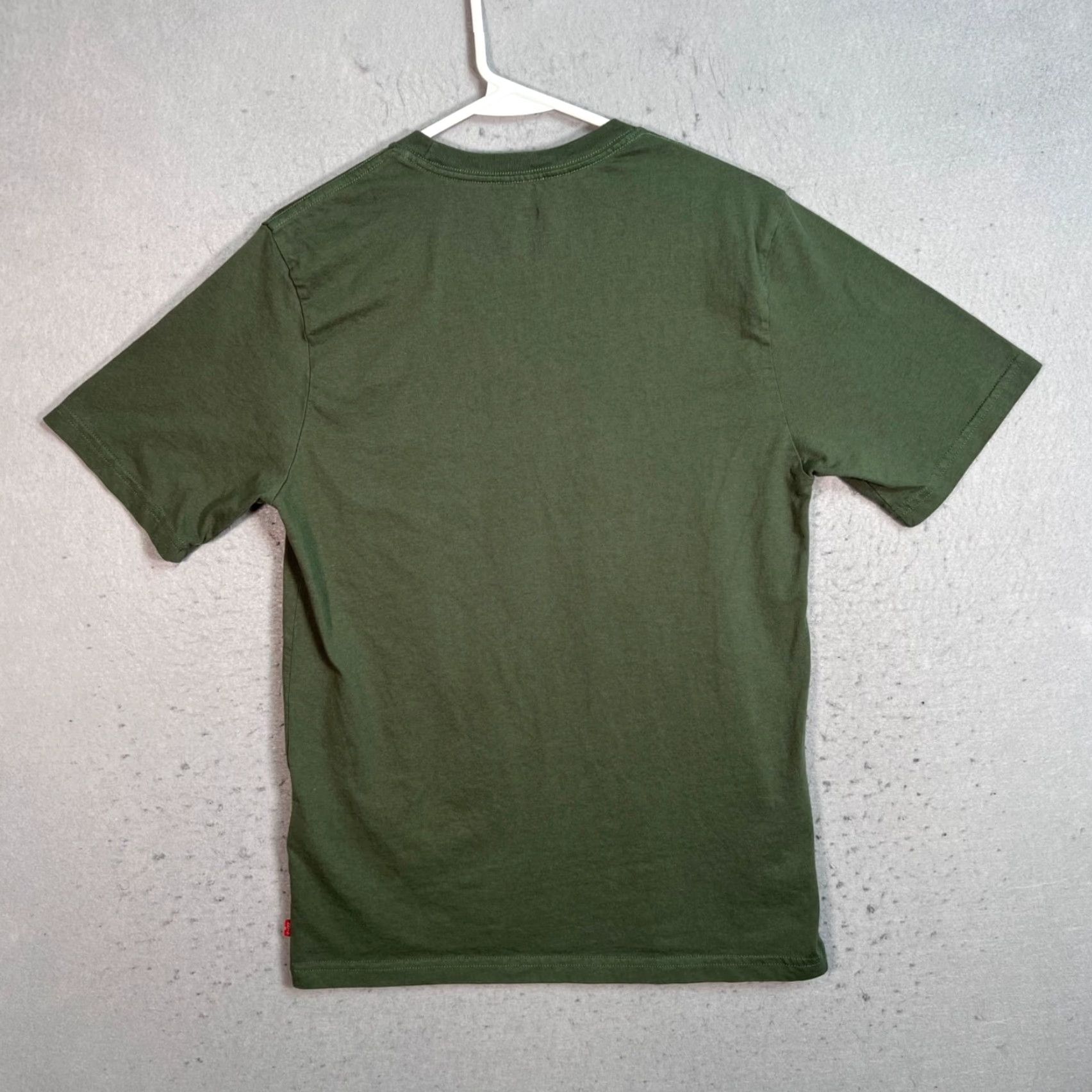 Levi's VINTAGE Levi's T-Shirt Graphic Tee Short Sleeve Crew Neck Olive Green Adult Small Logo 90s Mens Size US S / EU 44-46 / 1 - 2 Thumbnail