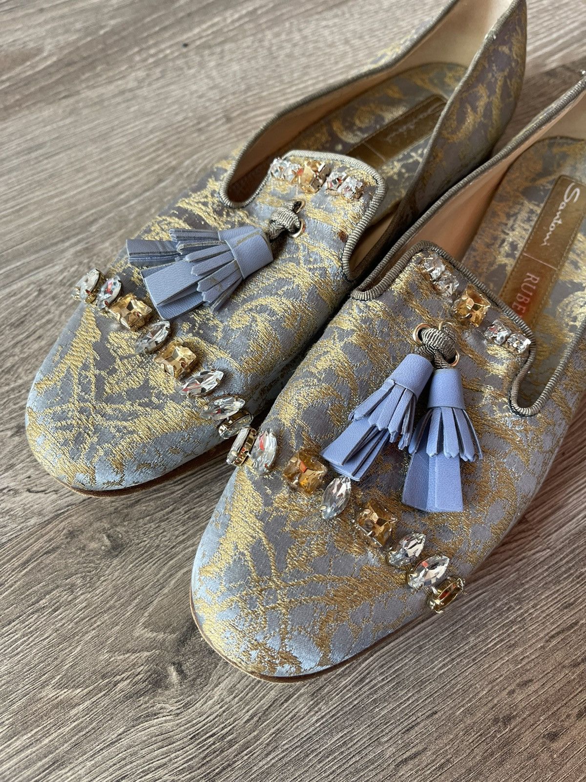 Santoni 🔥santoni rubelli shoes loafers Size US 7 / IT 37 - 5 Thumbnail