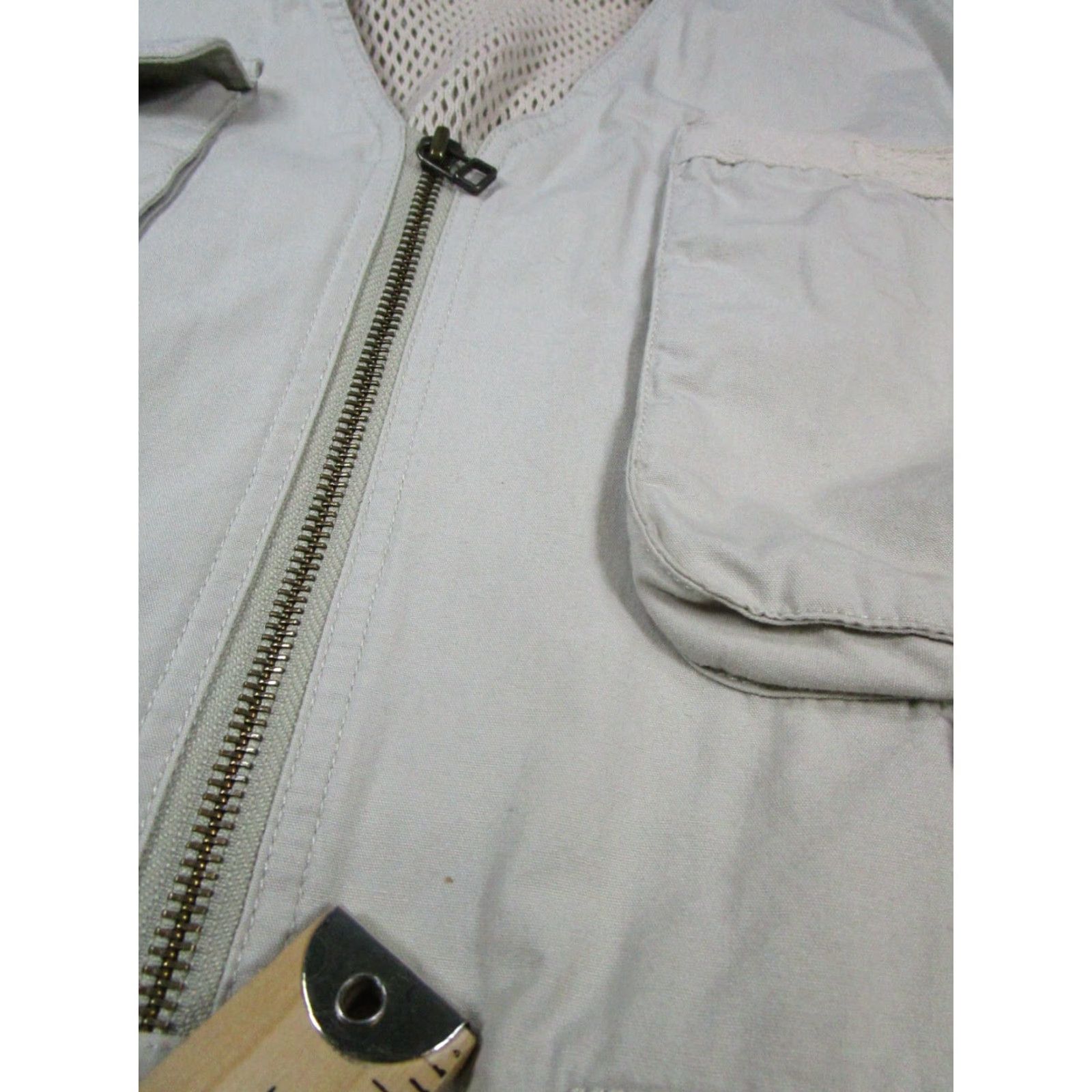 Eddie Bauer Eddie Bauer Vest Adults Large Beige Cotton Hunting Full Zip Windbreaker Canvas Mid-Length L Mens Size US L / EU 52-54 / 3 - 6 Thumbnail