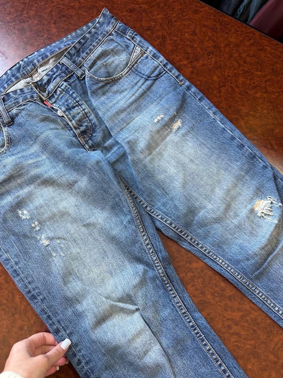 Iceberg Iceberg History Vintage 90s 80s denim jeans pants jnco baggy Size US 35 - 8 Thumbnail