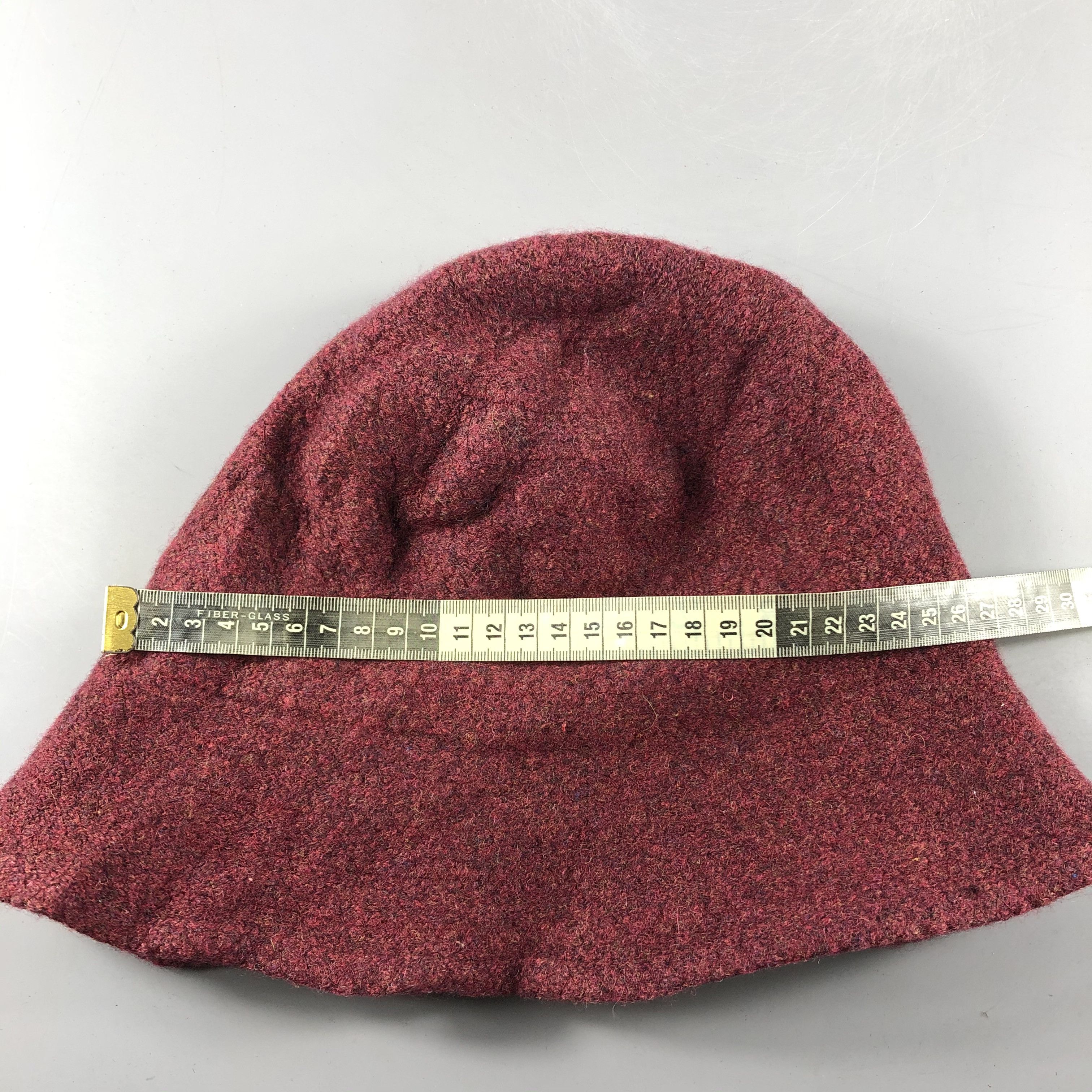 Other × Vintage Unknown Maroon Bucket Hats Beanie -D673 Size ONE SIZE - 3 Thumbnail