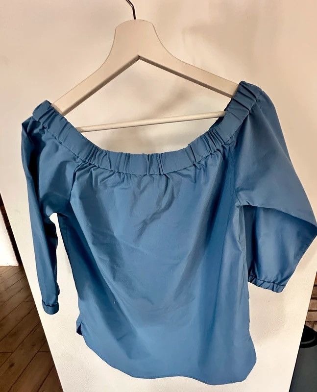 STEFFEN SCHRAUT Steffen schraut blue blouse carmen 36 Size S / US 4 / IT 40 - 2 Thumbnail