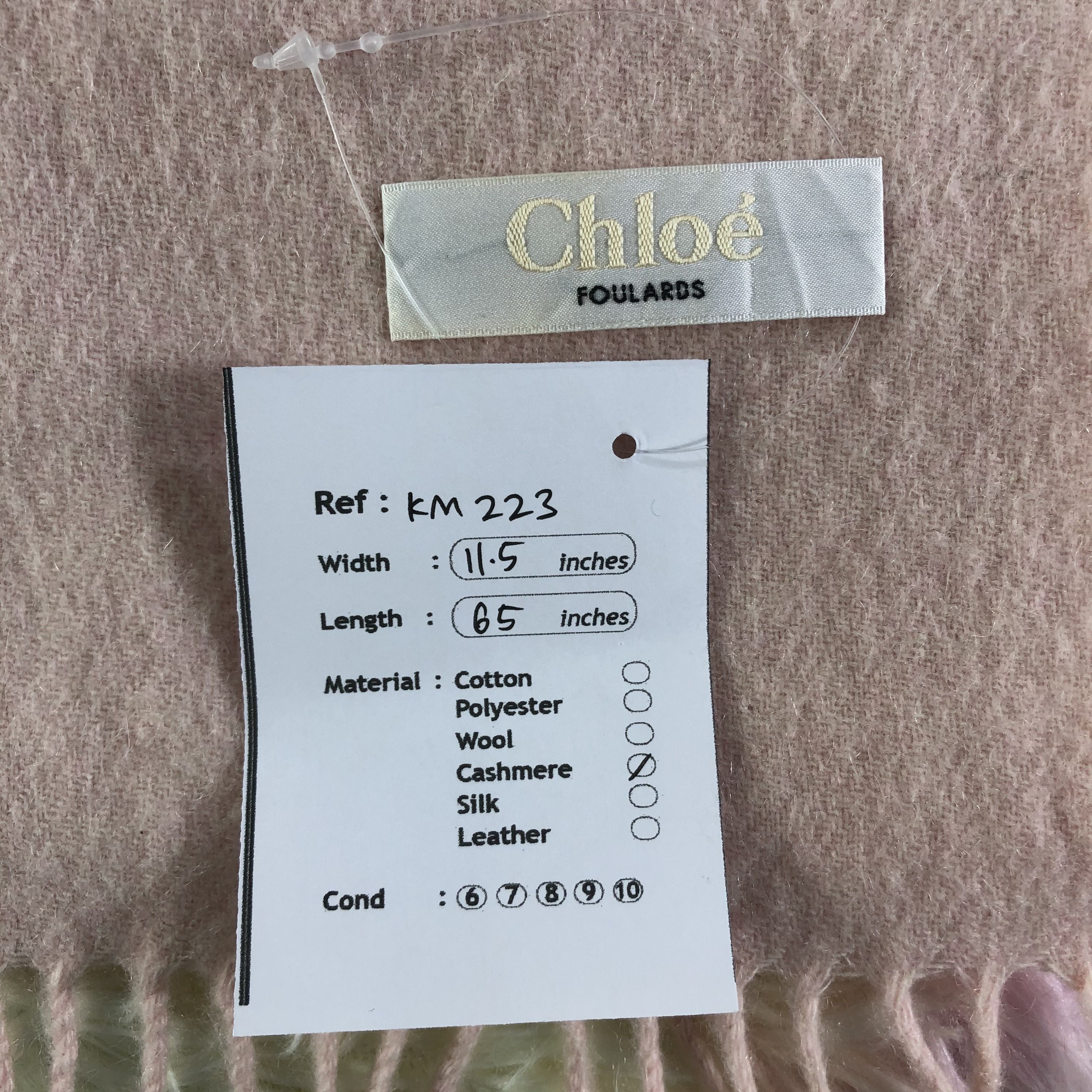 Vintage Chloe Scarf / Muffler / Neckwear - KM223 Size ONE SIZE - 6 Thumbnail