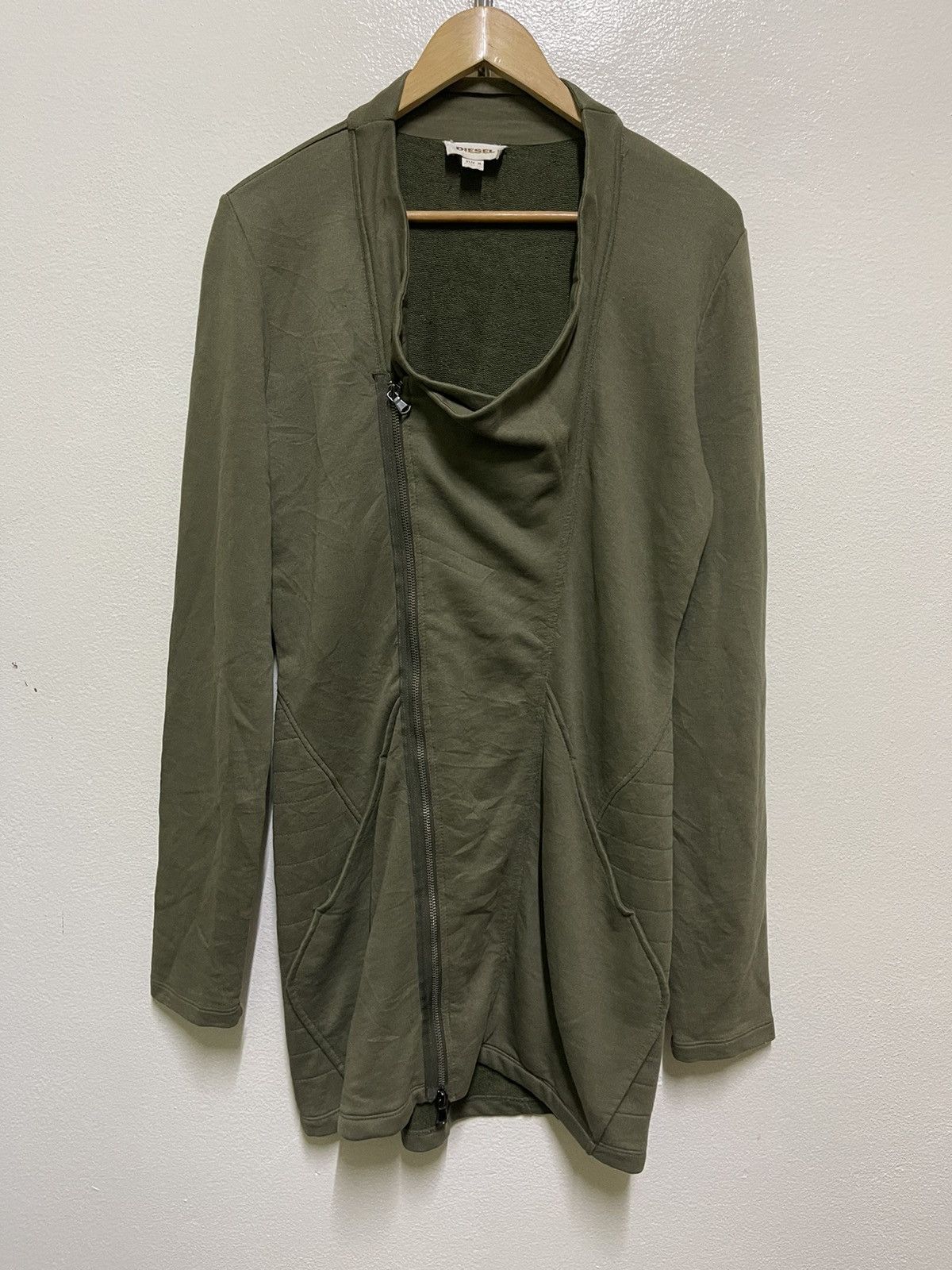Diesel Diesel Asymmetrical Zipper Sweater Jacket Size M / US 6-8 / IT 42-44 - 1 Thumbnail