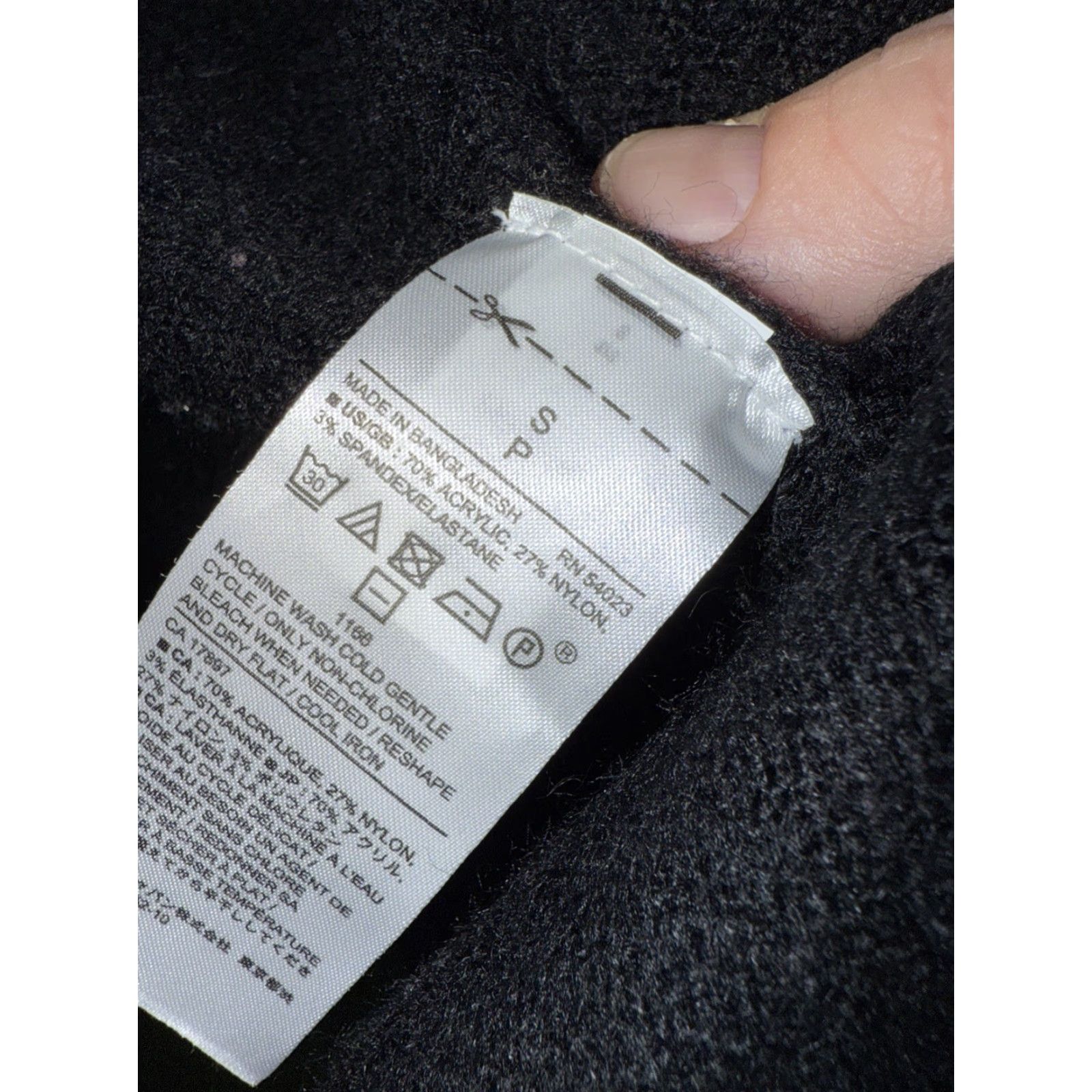 Banana Republic Banana Republic Cardigan Gray Black Long Open Womens S Sweater Acrylic Blend Open Size S / US 4 / IT 40 - 7 Thumbnail