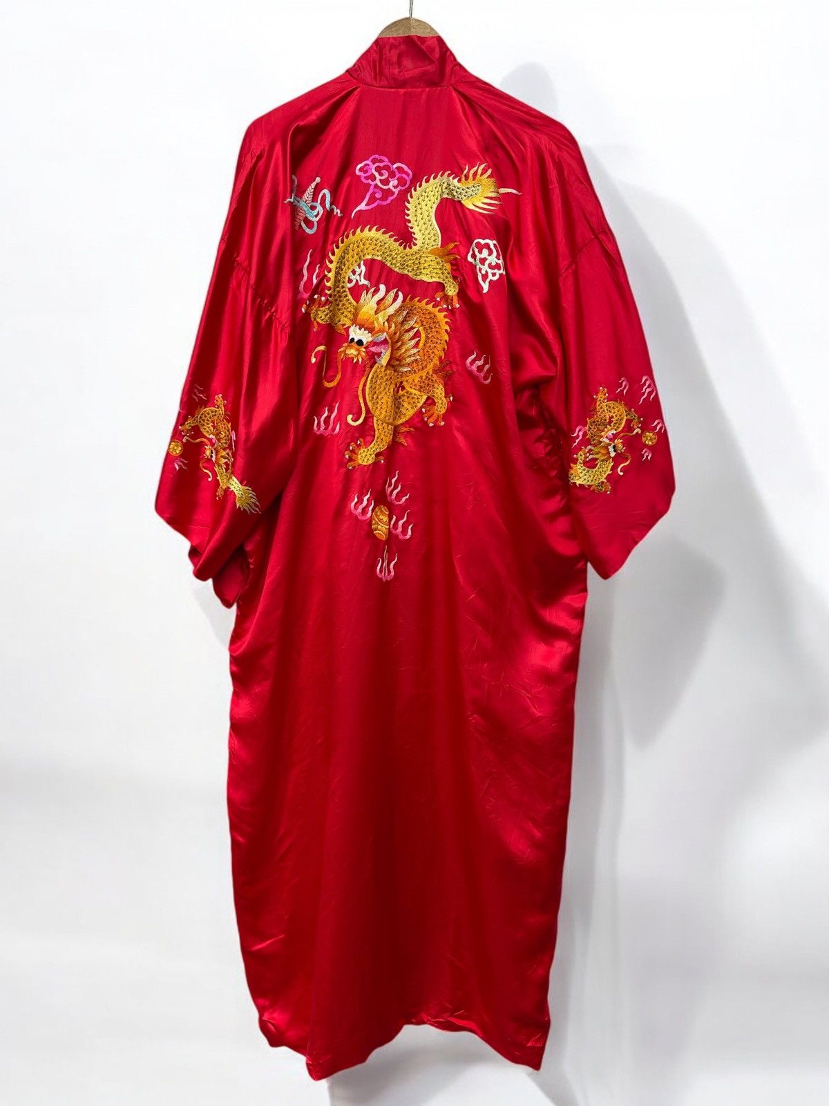 Japanese Brand 🔥RARE🔥Vintage Japanese Brand Embroidery Dragon Kimono Jacket Size US XL / EU 56 / 4 - 4 Thumbnail