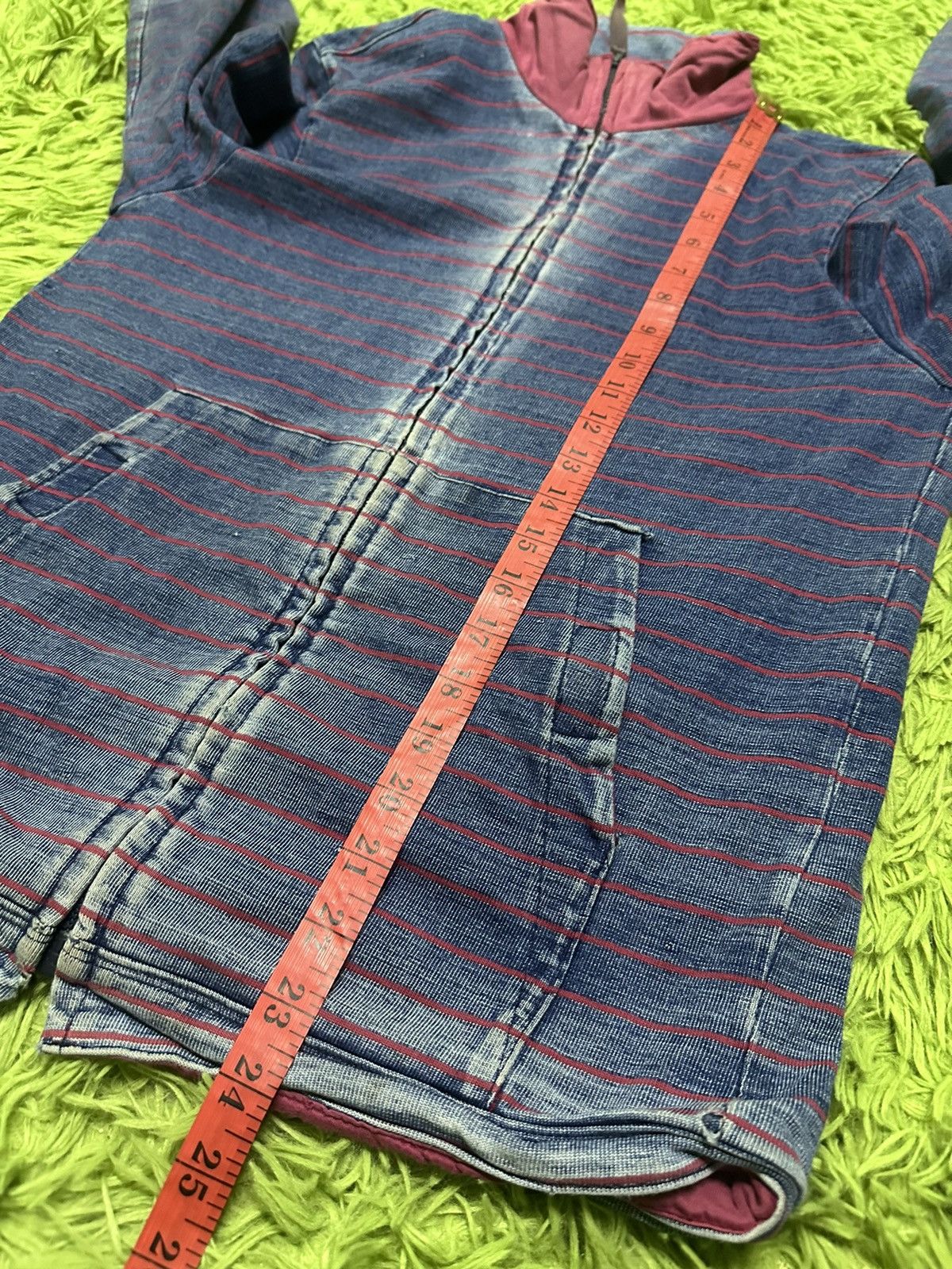 Blue Blue Japan Blue blue stripes zipper jacket Size US M / EU 48-50 / 2 - 11 Thumbnail