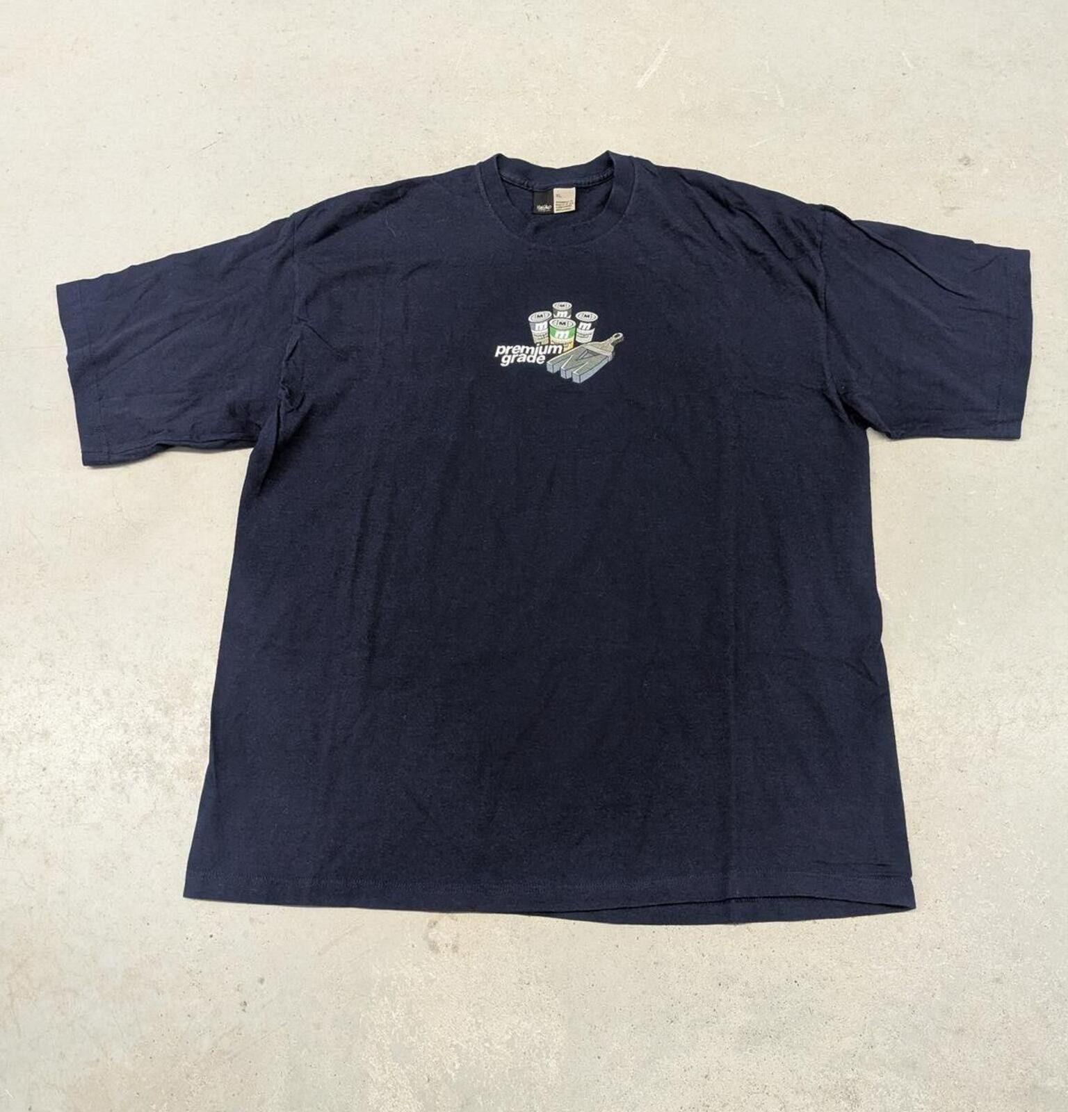 Massimo Dutti Y2K Massimo Premium Grade Painter Logo T-shirt Size US XL / EU 56 / 4 - 3 Thumbnail