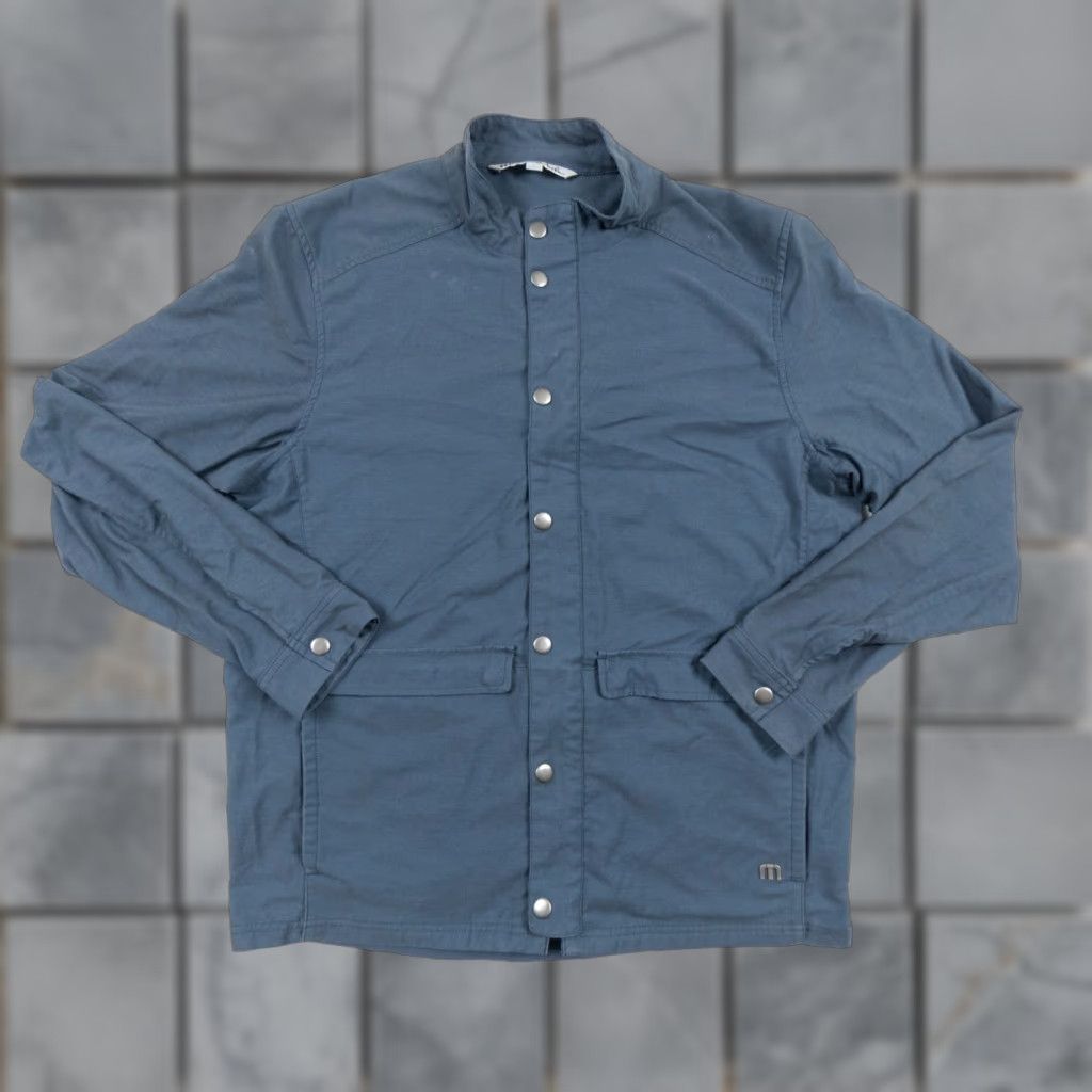 TravisMathew Travis Mathew Jacket Men XL Blue Full Zip Bomber Outdoor Casual Size US XL / EU 56 / 4 - 1 Thumbnail