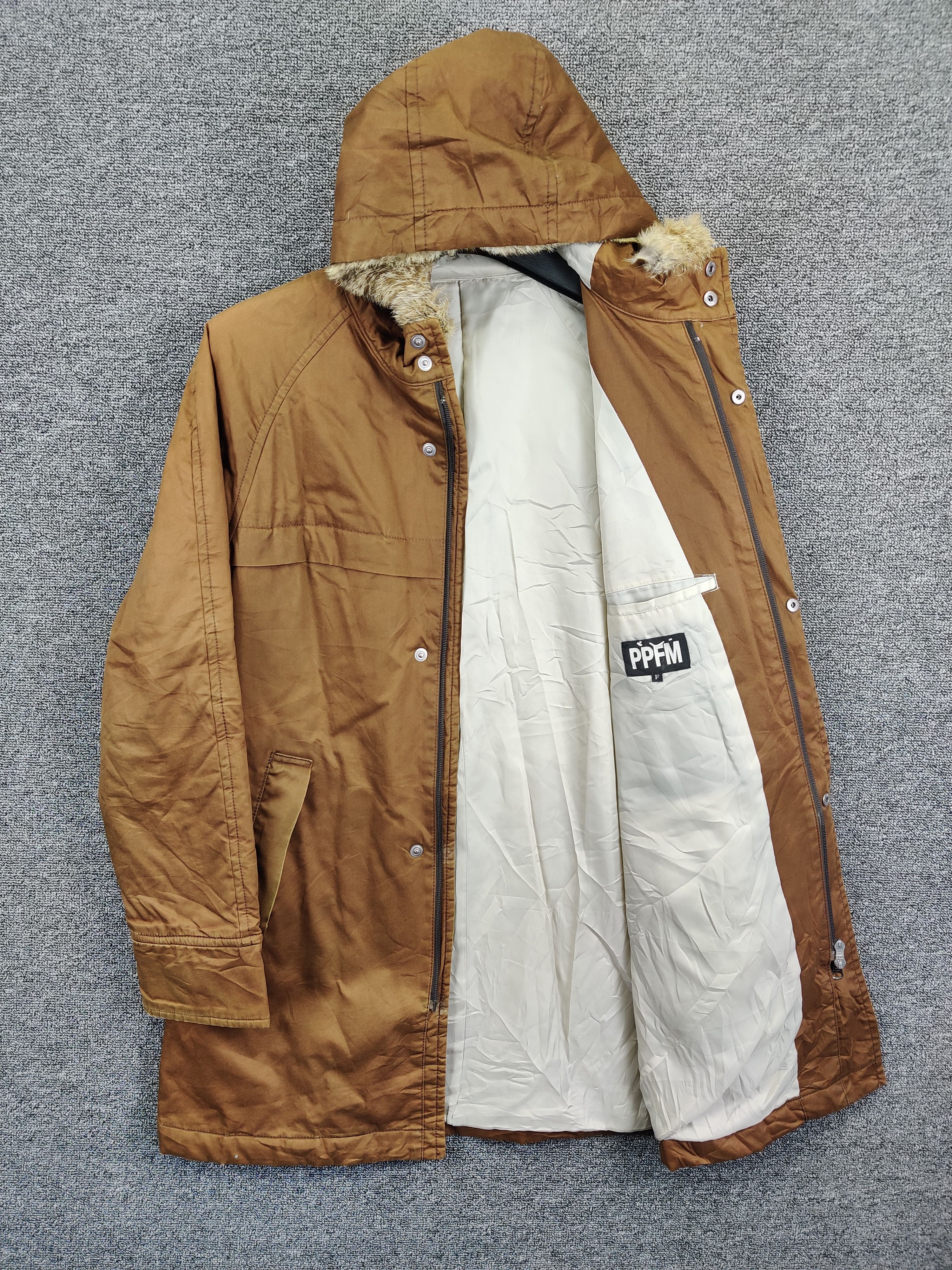 PPFM Vintage PPFM Faux Fur Hooded Parkas Jacket Size US M / EU 48-50 / 2 - 6 Thumbnail