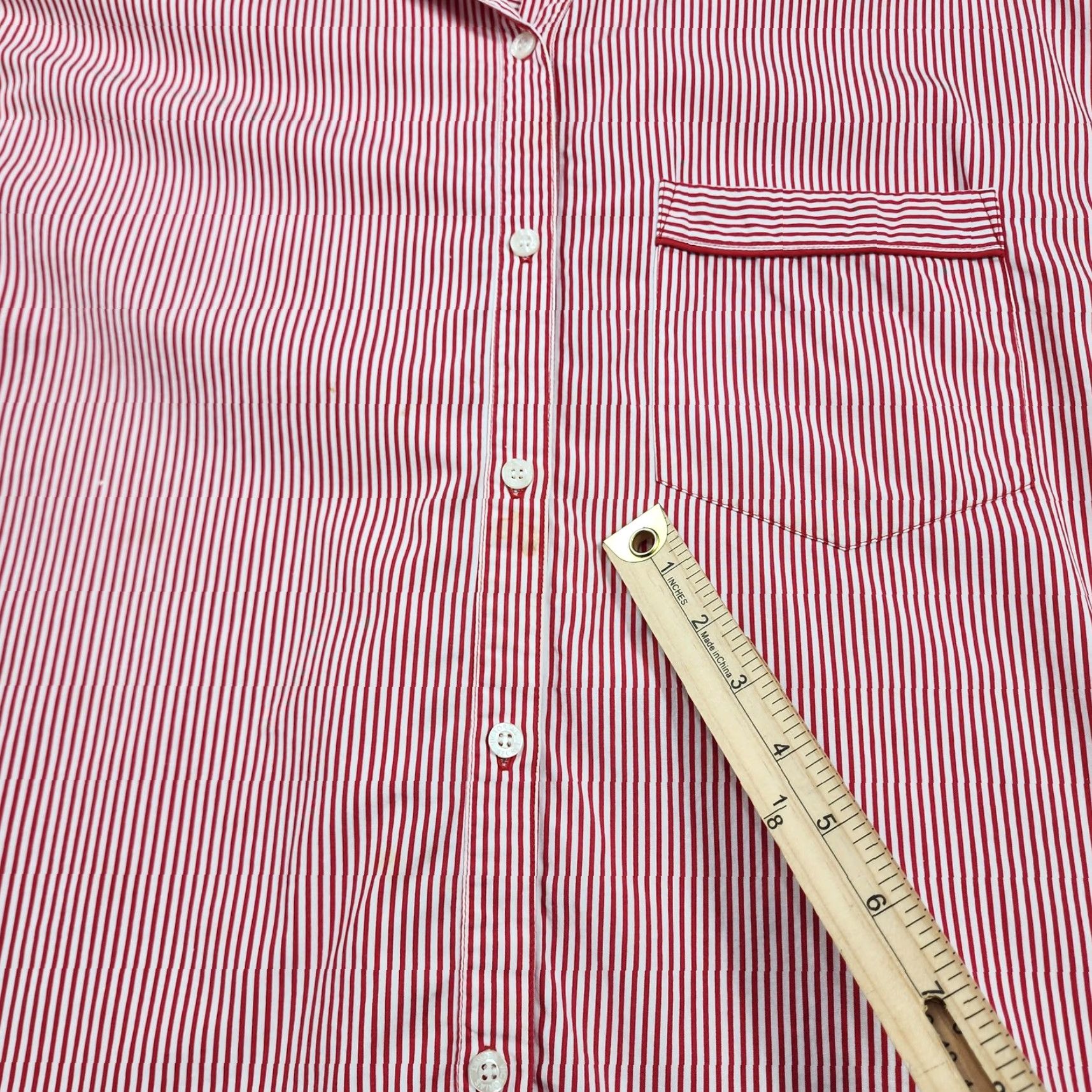 Victoria's Secret VINTAGE Victoria's Secret Country Shirt Womens Small Striped Button-Down 90s Size S / US 4 / IT 40 - 4 Thumbnail