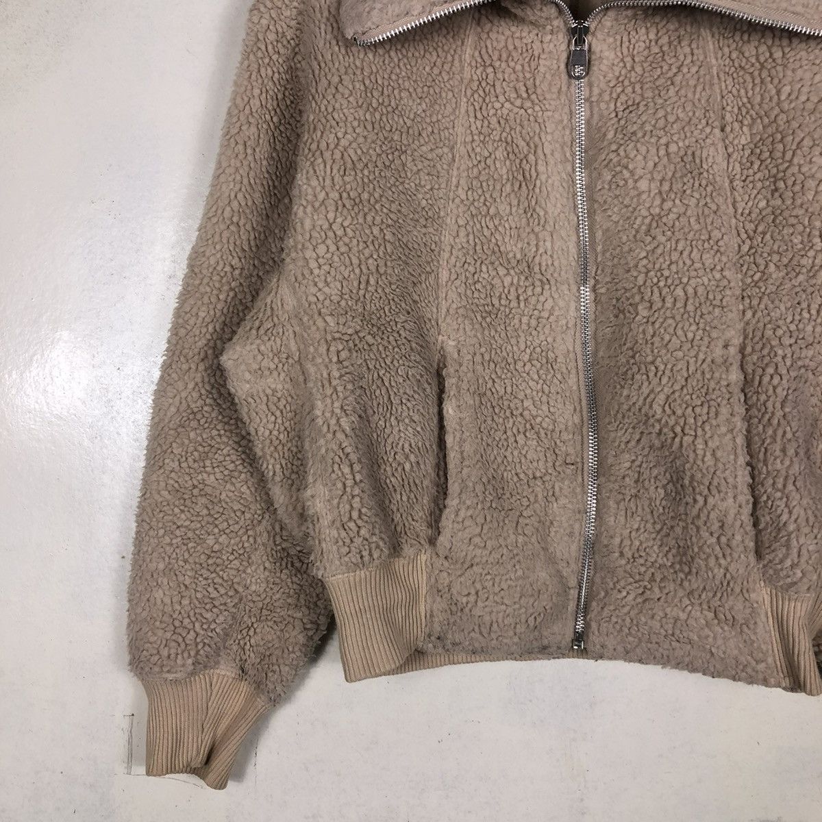 Japanese Brand 📌VINTAHE BOMBER JACKET FLEECE HIGH COLLAR UNIQLO UNDERCOVER Size US M / EU 48-50 / 2 - 6 Thumbnail